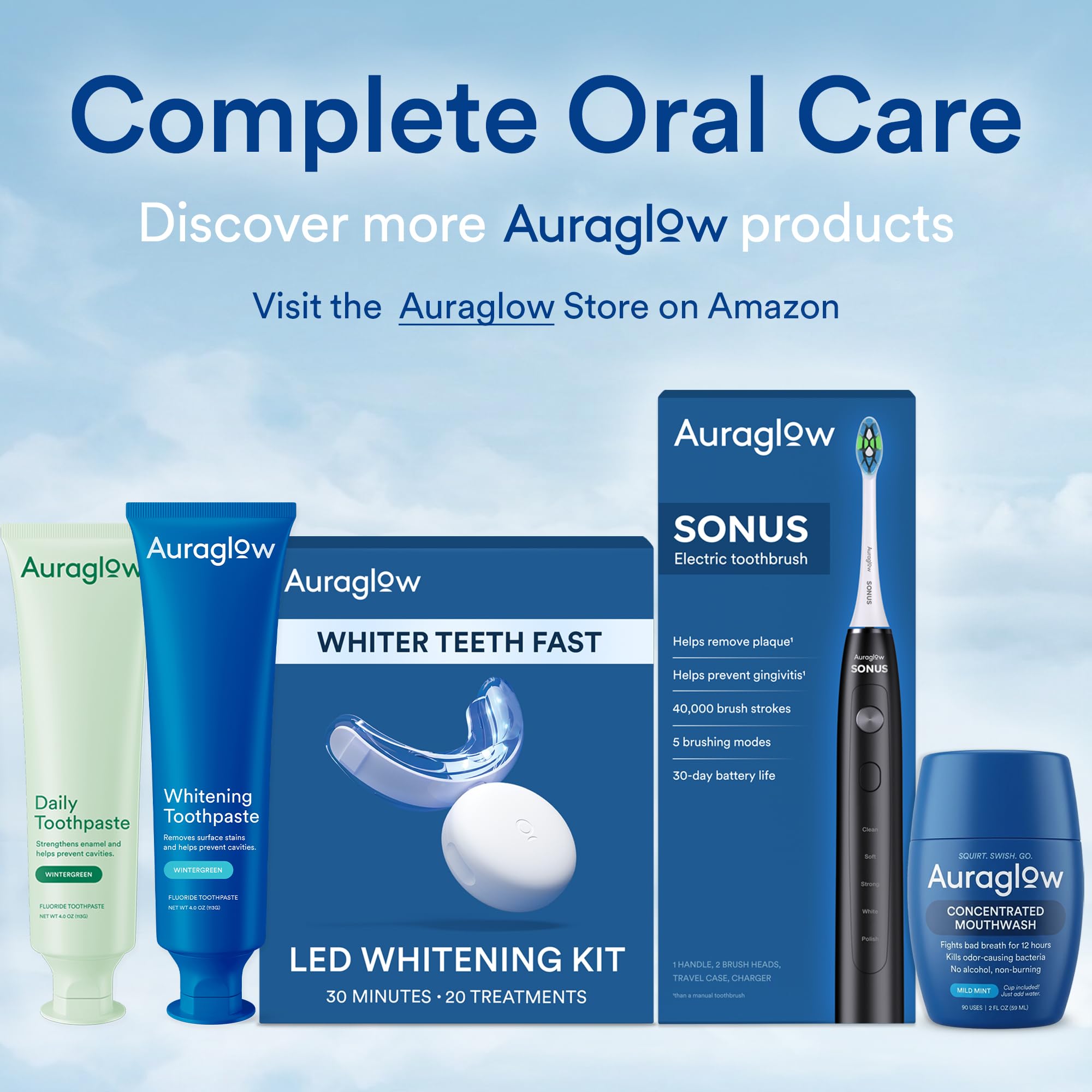 Auraglow 44% Carbamide Peroxide Whitening Gel, 30 Tx
