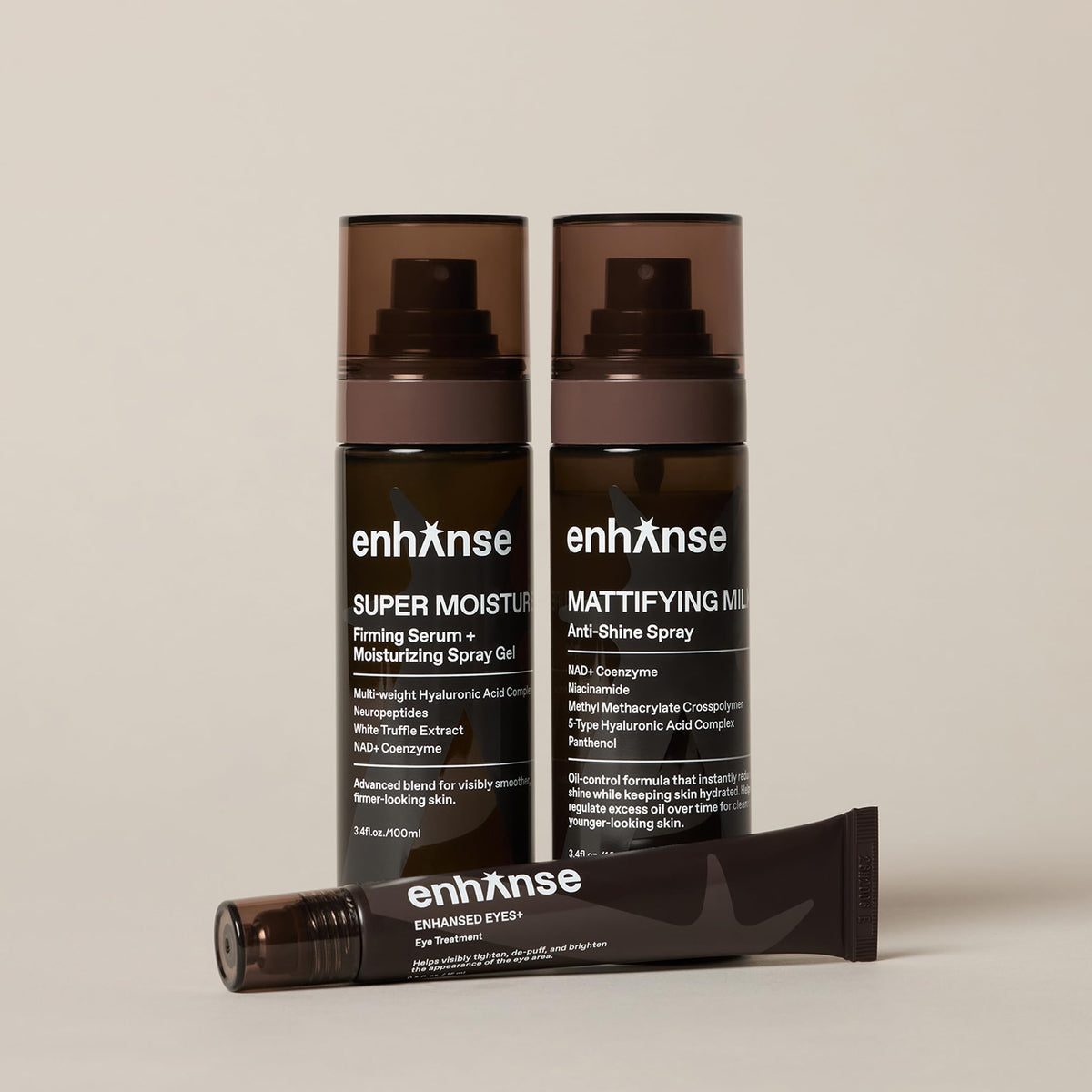 The Maxxing Routine Mens Skincare Gift Set De Puff Matte 3 - ENHANSE Official Imagery - 8