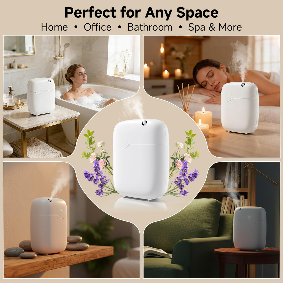 Waterless Essential Oil Diffuser for Home Large Room Hotel - YOHAWJAN Official Imagery - 8