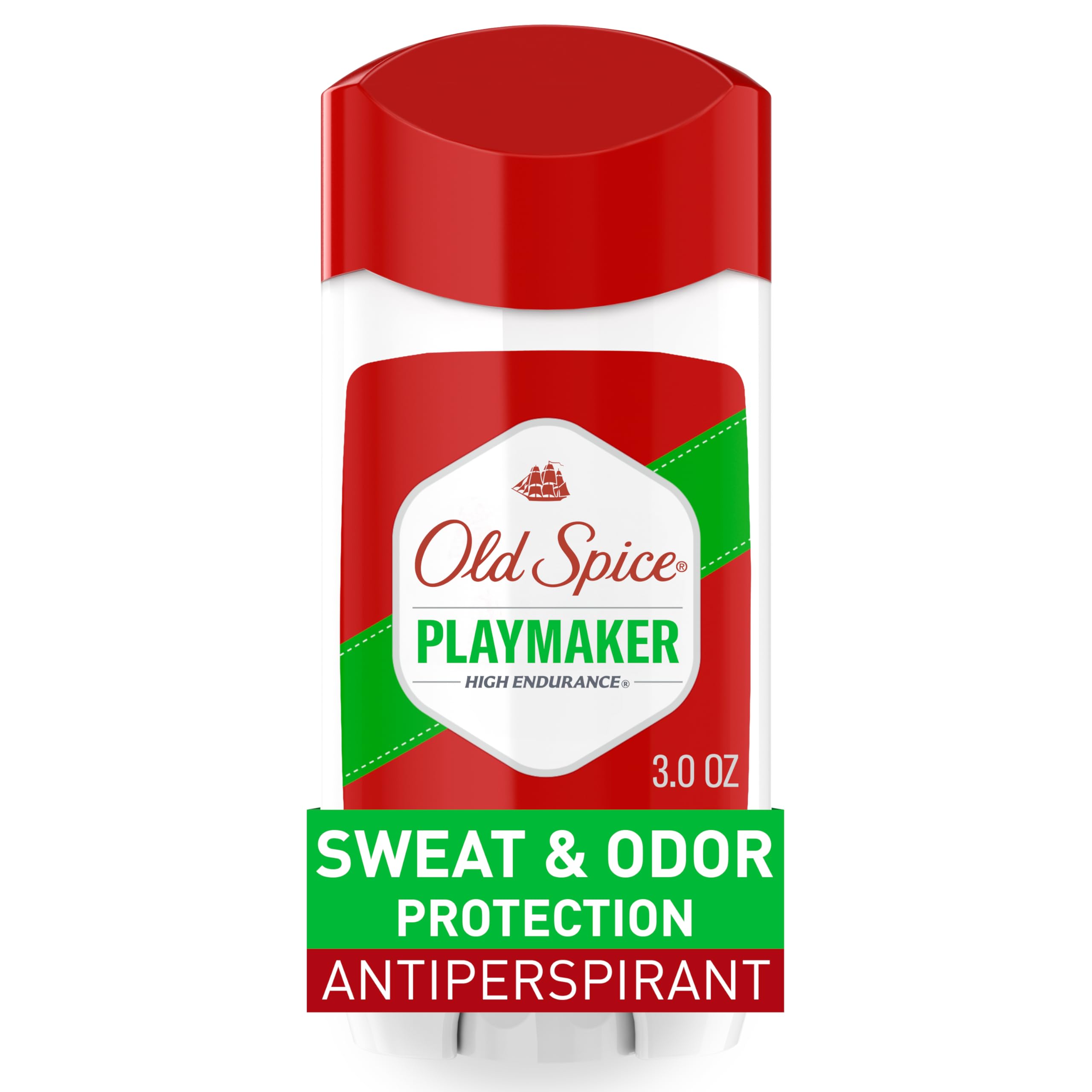 Old Spice High Endurance Anti-Perspirant Deodorant for Men, Playmaker, 3.0 Oz