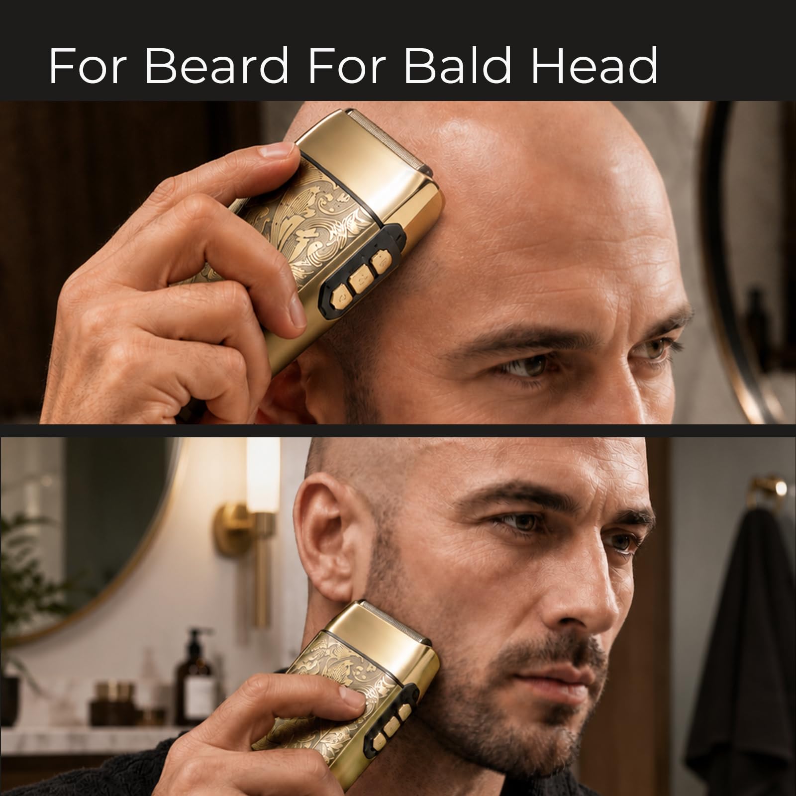 Ufree electric foil shaver for men with a sleek design, ideal for close facial hair trimming and shaving.