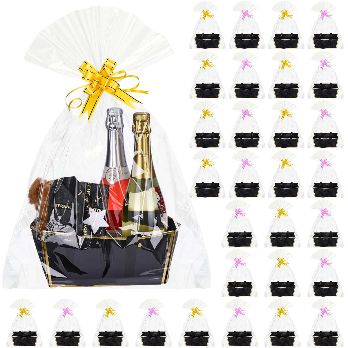30 Pcs Basket for Gift Empty DIY Bulk Basket with Handles - Tuanse Official Imagery - 8