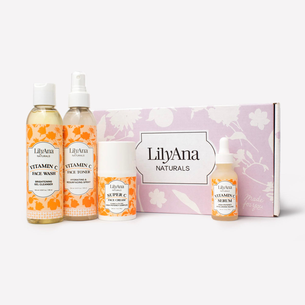 LilyAna Naturals Vitamin C Skincare Gift Set - LilyAna Naturals Official Imagery - 2