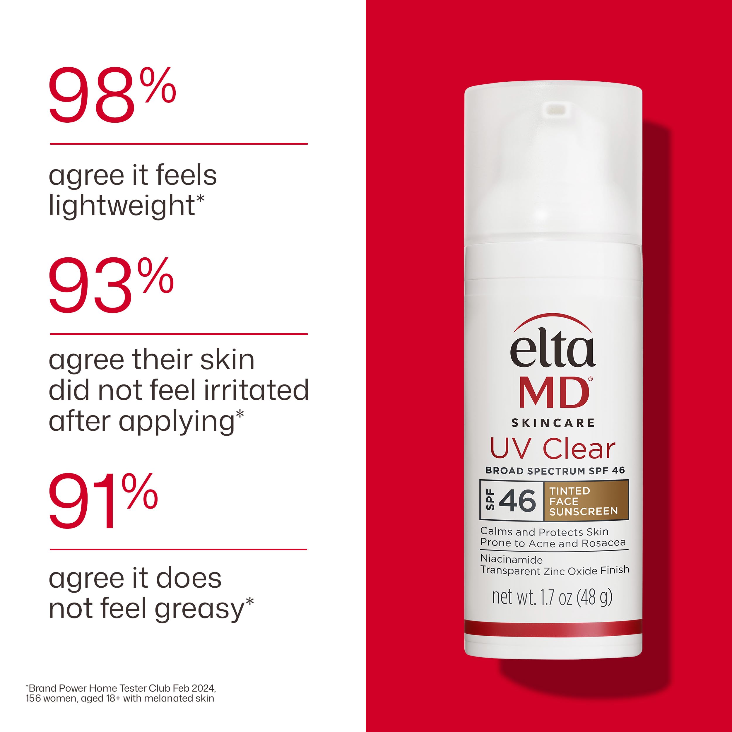 EltaMD UV Clear Tinted Face Sunscreen SPF 46 – 1.7 oz