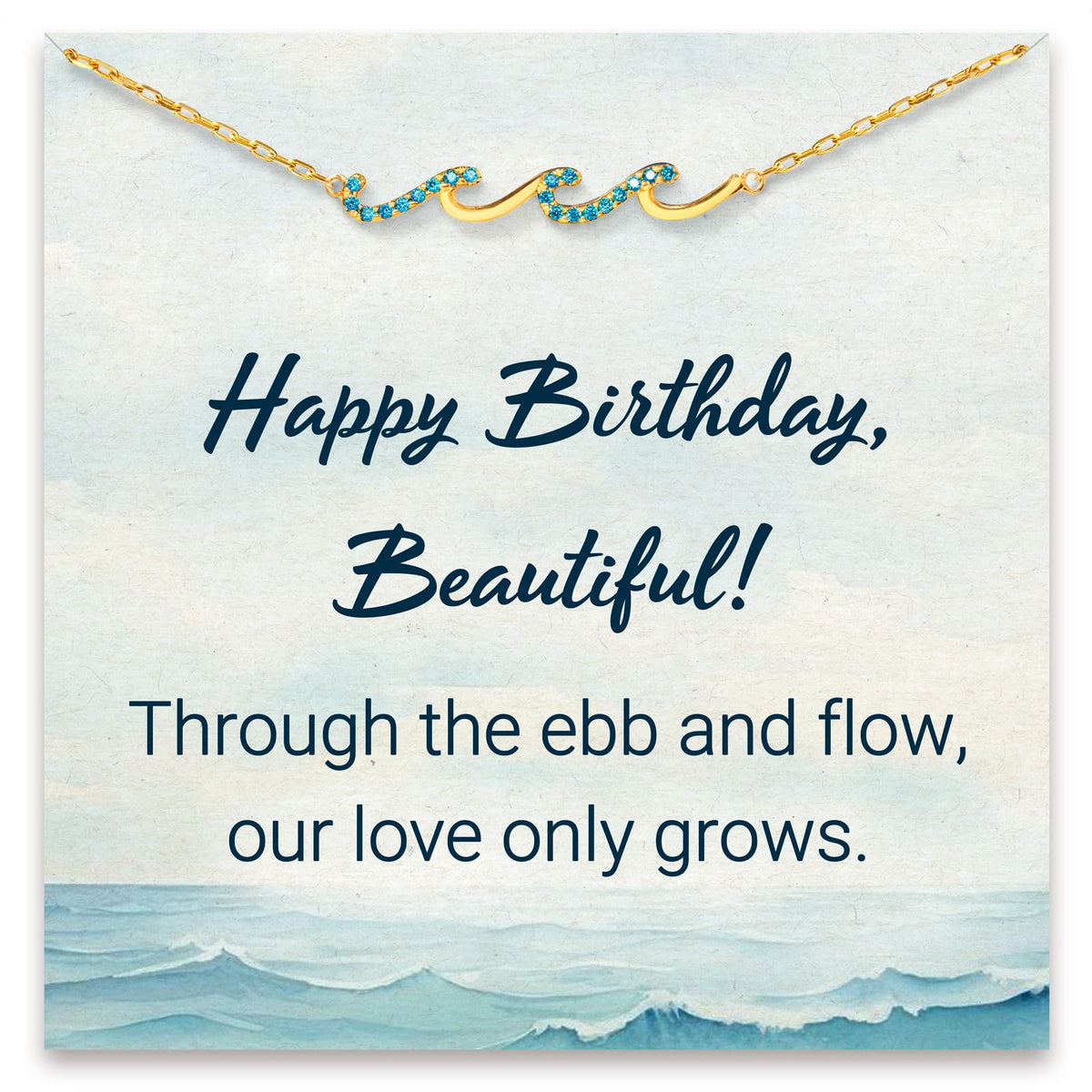 STORYJEWELLERY Birthday Gifts for Women, Wave Bracelet, Birthday Jewelry – product photo (Link)