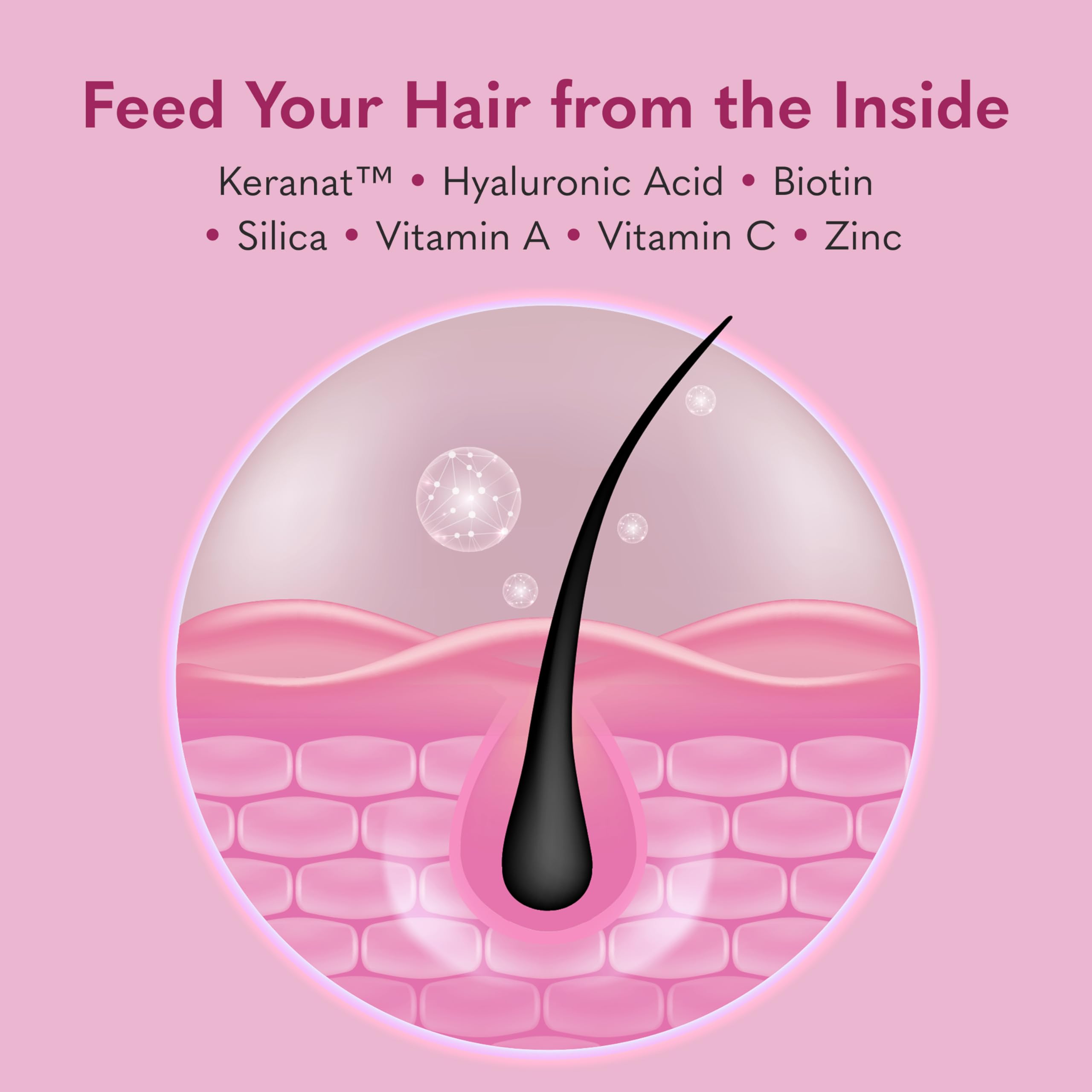 Garden of Life Hair Growth Duo Caps, 30 Plant-Based Capsules