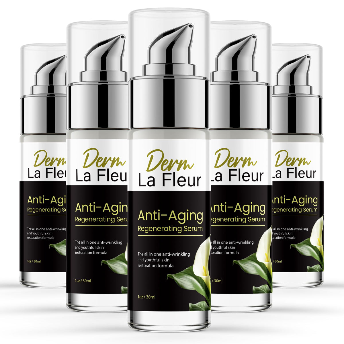 Purvia Derm Le Veux Anti Aging Serum, Derm Le Veux Deluxe Skin Care Anti-Aging Skin Serum, Dermleveux Serum Advanced For