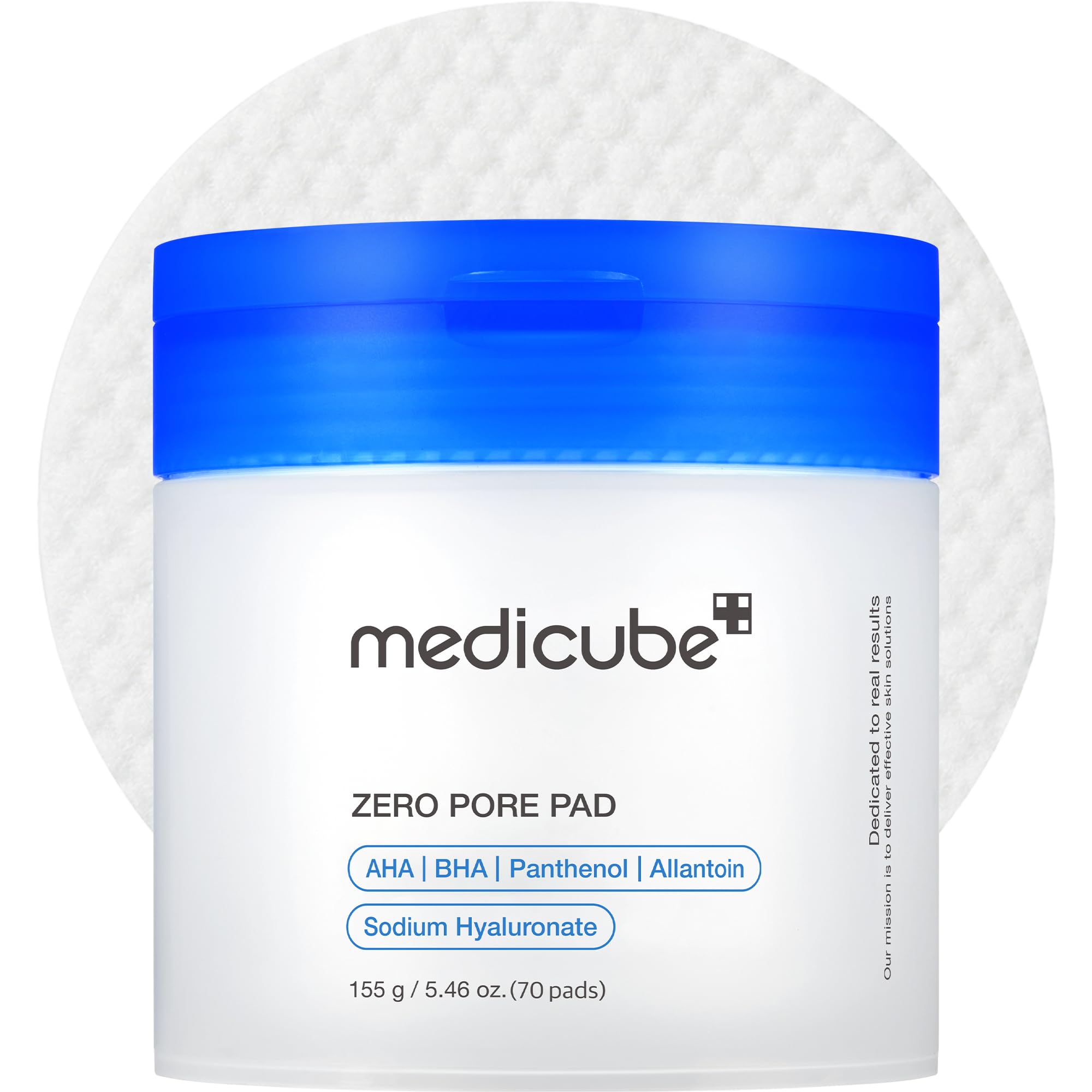 medicube Toner Pads Zero Pore Pad 2.0 for Exfoliation and Pore - Product Imagery