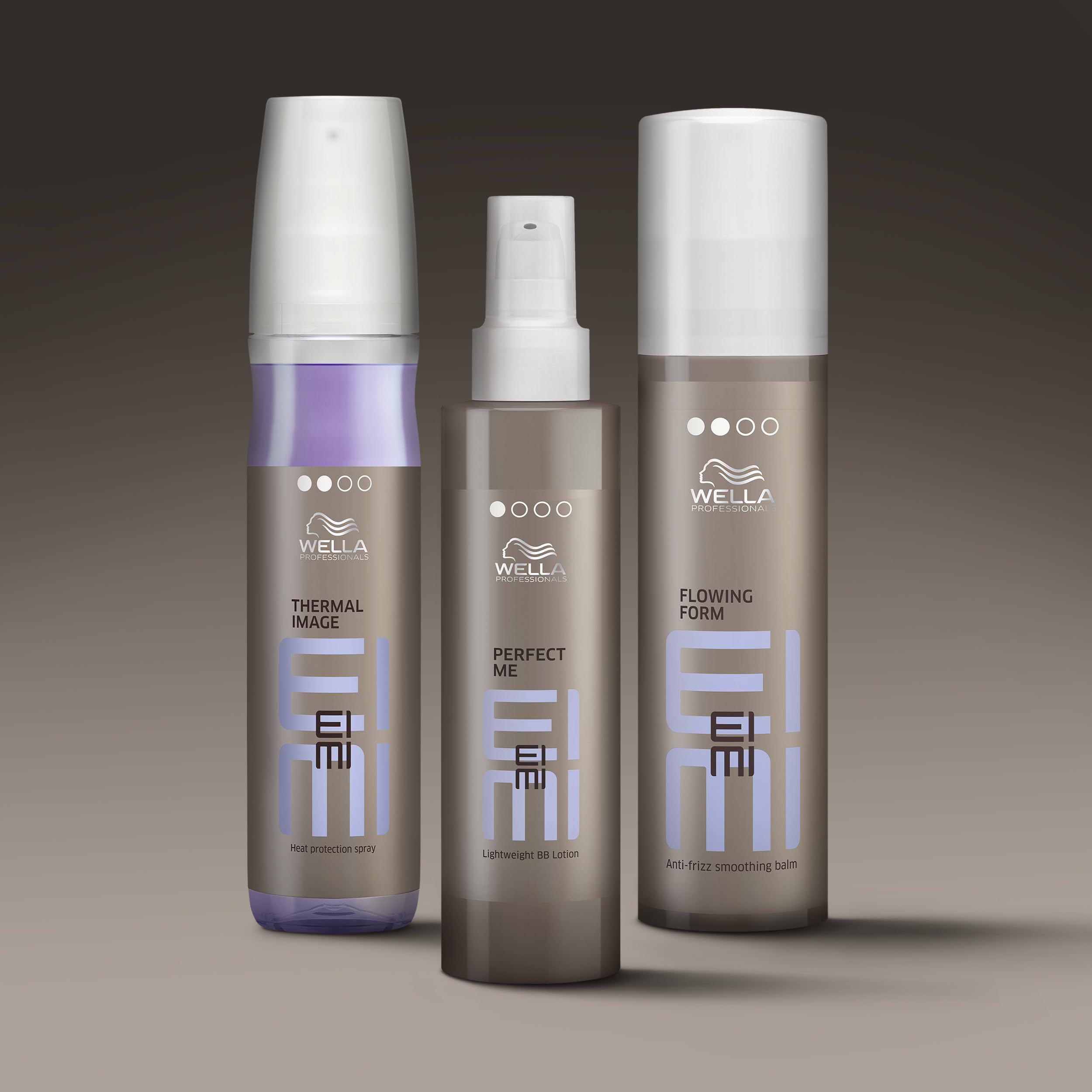 Wella EIMI Thermal Image heat protection spray for hair, 5oz, in a spray bottle with a pump for styling and heat styling protection.