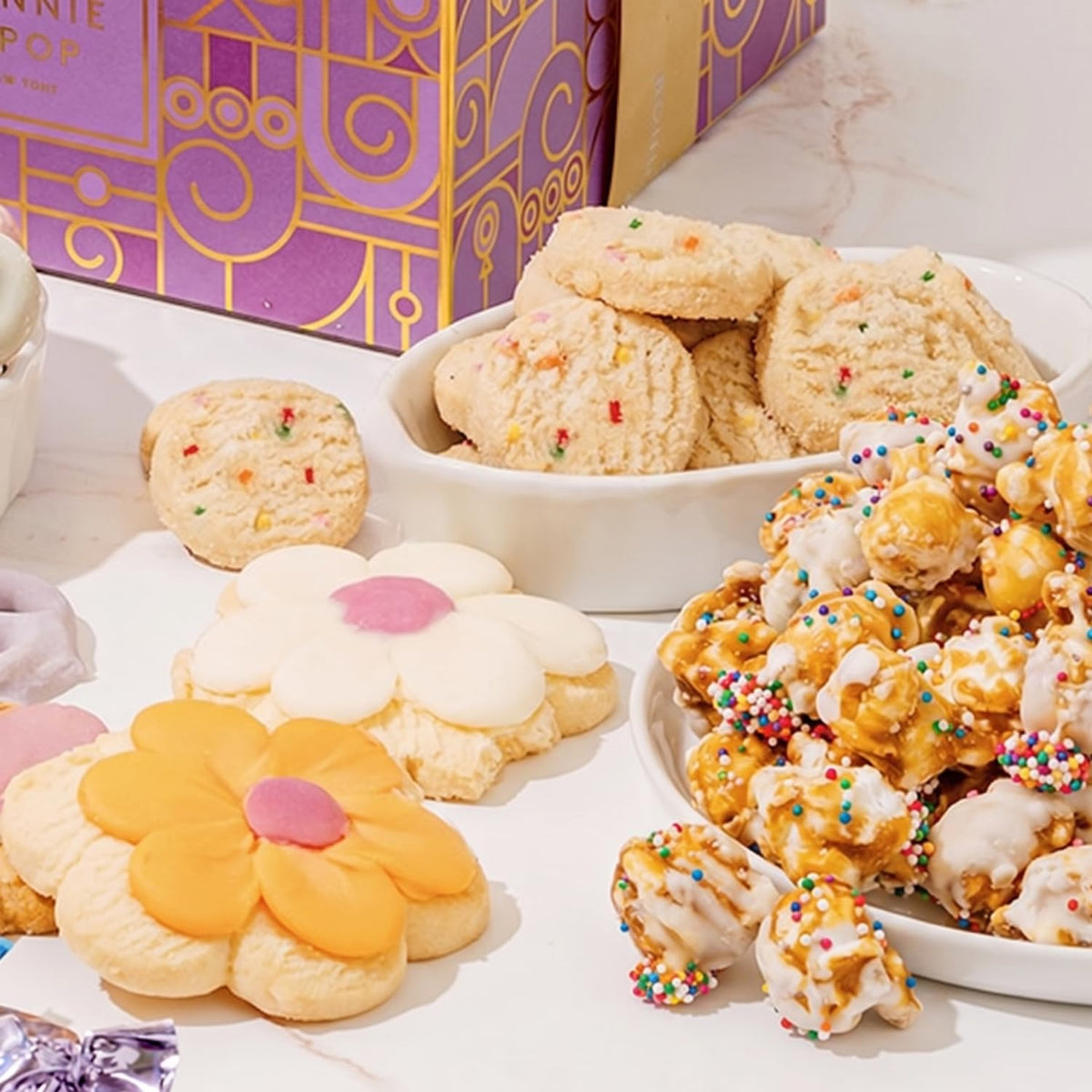 Gift Tower Summer Candy Snack Gift Box Assortment with - BONNIE AND POP Official Imagery - 5