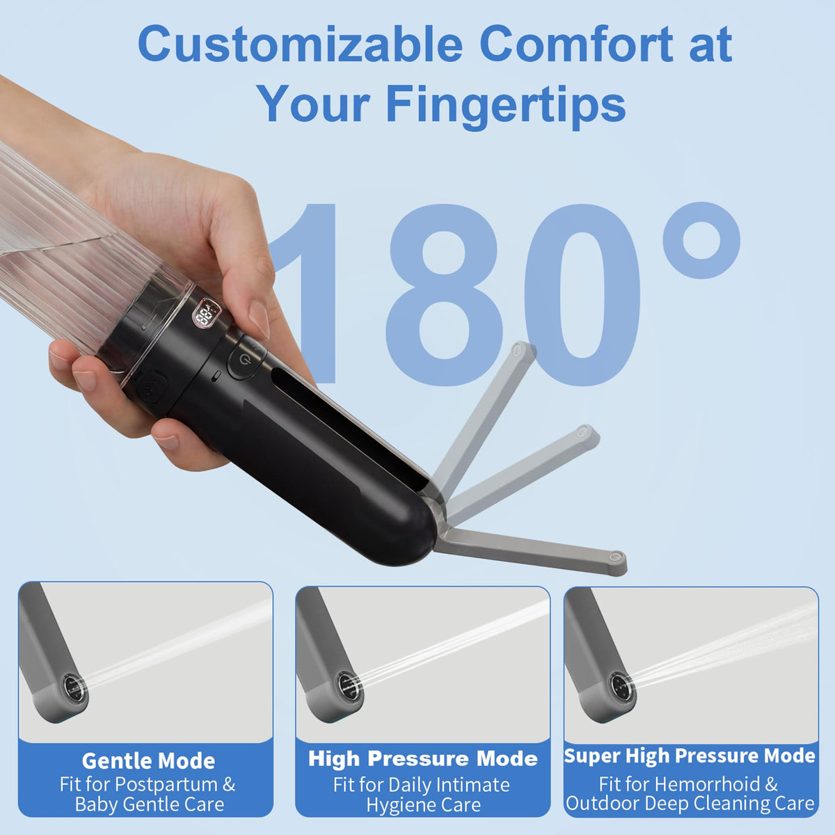 Portable Bidet for Travel Electric Handheld Sprayer for - SOFAR Official Imagery - 4