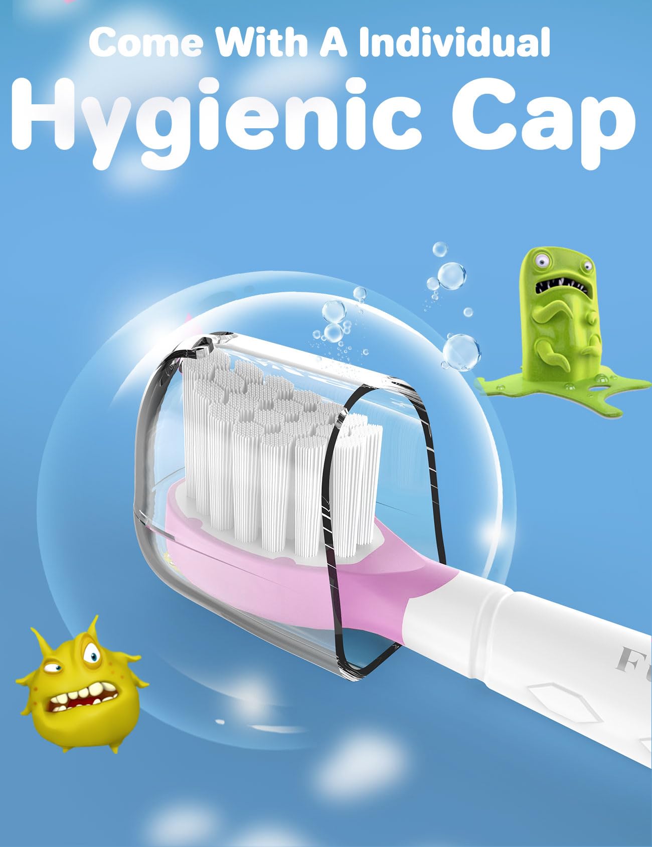 Kids Sonicare Replacement Heads Ages 3-7 | Soft 4-Pack