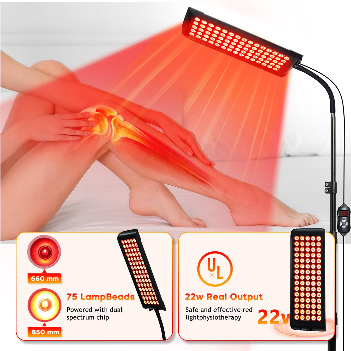 Red Light Therapy for Face Body Red Infrared Light Therapy - Norsfro Official Imagery - 4