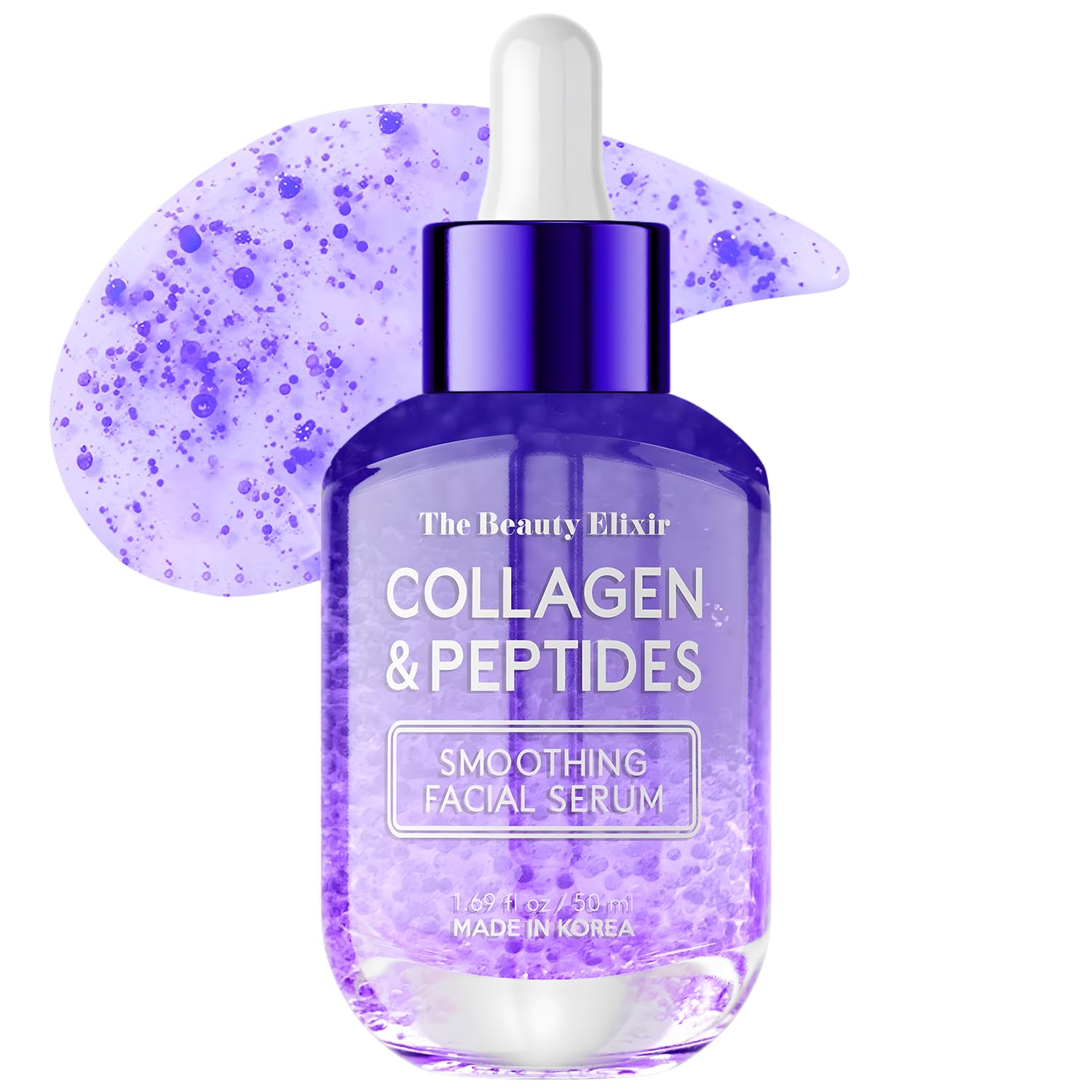 The Beauty Elixir Collagen & Peptides Serum For Face - - Product Imagery