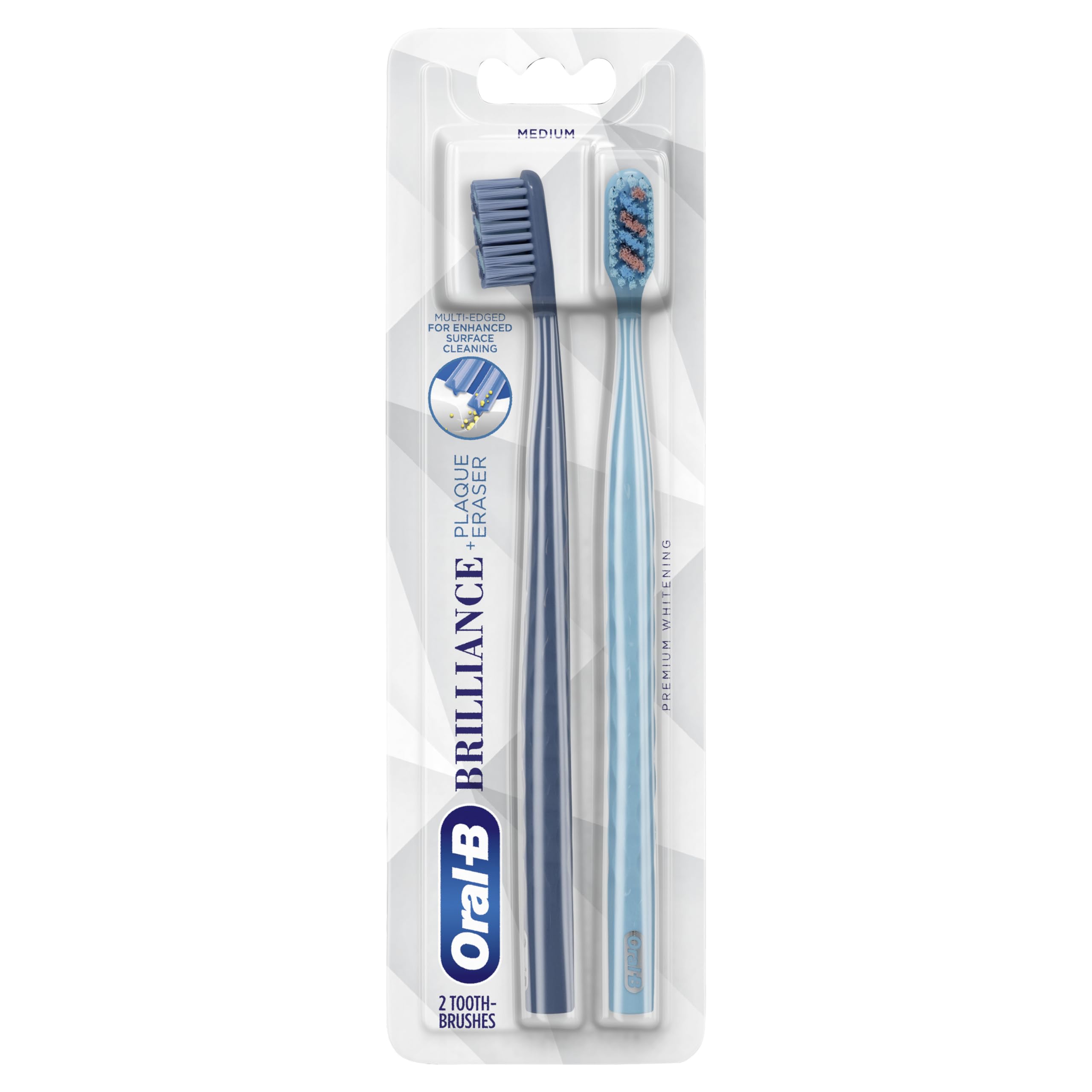Oral-B Brilliance Premium Whitening Toothbrush with Plaque - Product Imagery