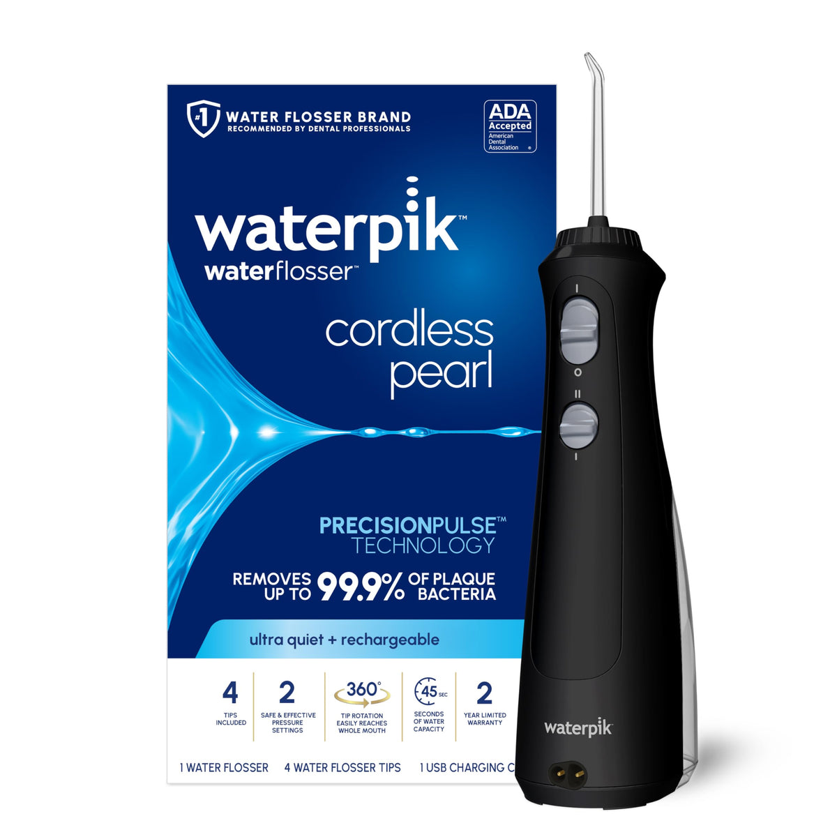 Waterpik Cordless Pearl Portable Water Flosser Rechargeable - Waterpik Official Imagery - 2
