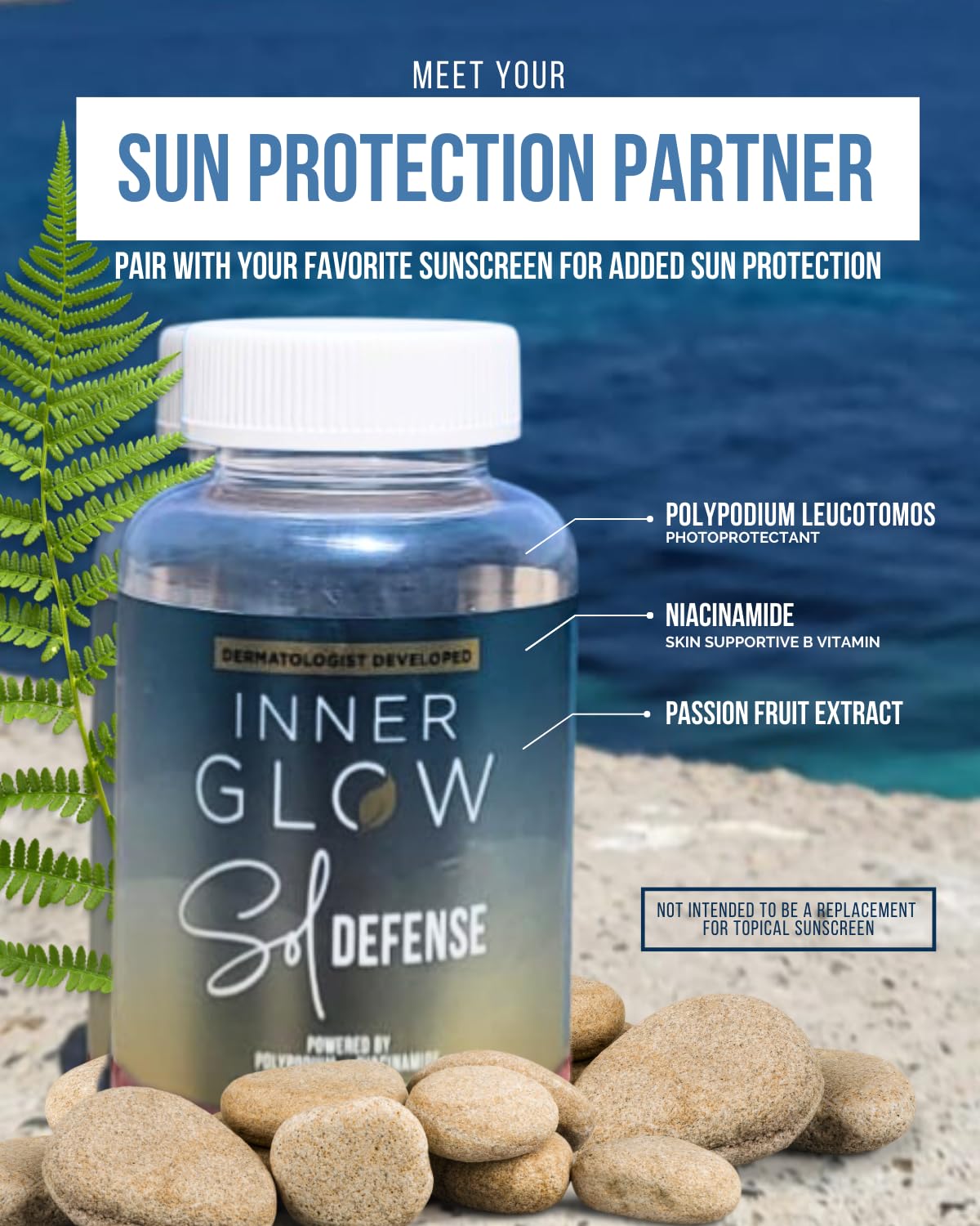 Inner Glow – Facial Sunscreens on display