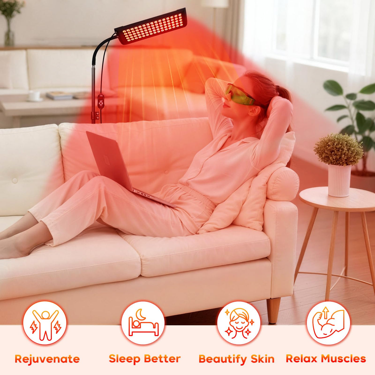 Red Light Therapy for Face Body Red Infrared Light Therapy - Norsfro Official Imagery - 8