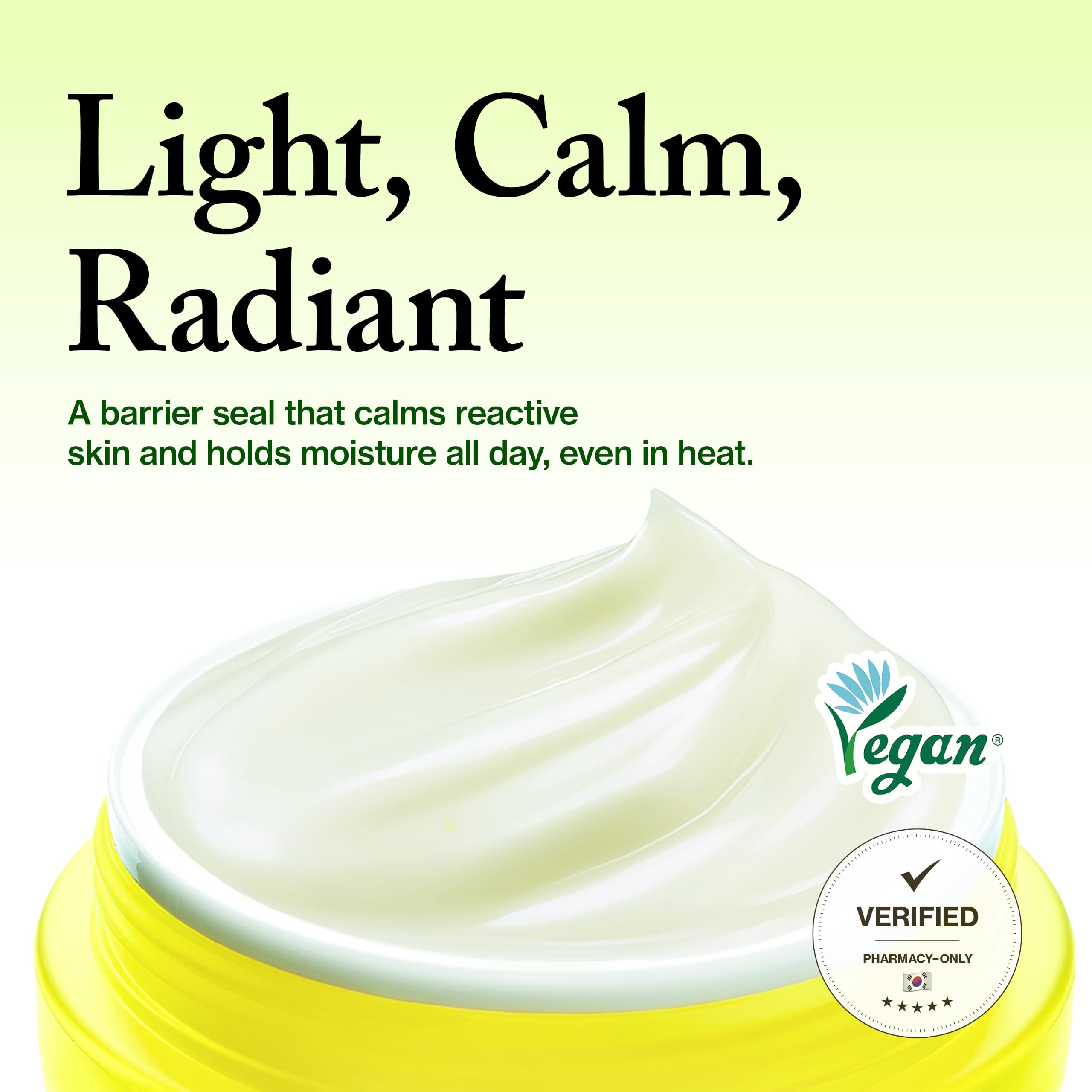 Lemonderma Anti-aging Exo:Booster Cream with lemon exosome, ceramide, and panthenol for lightweight barrier repair and glass skin glow.
