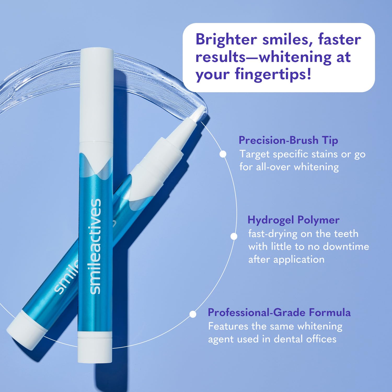 Smileactives Teeth Whitening Gel Kit – 6 Shades Whiter