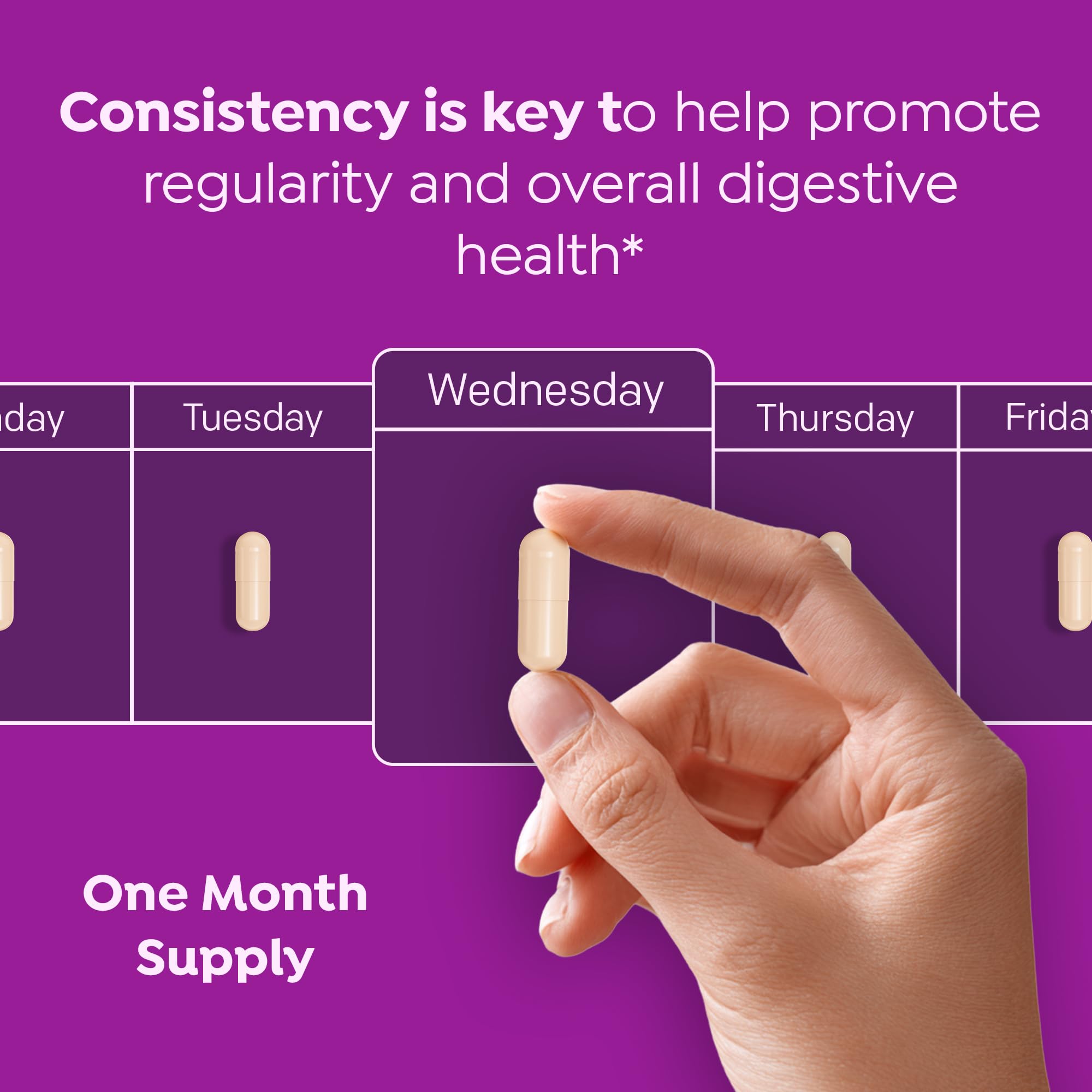 MiraGUT Daily Probiotic, from the Makers of MiraLAX, Probiotics for Digestive Health, Gluten-Free Supplement, Probiotic for Women and Men, Support Overall Digestive Health, 30 Ct