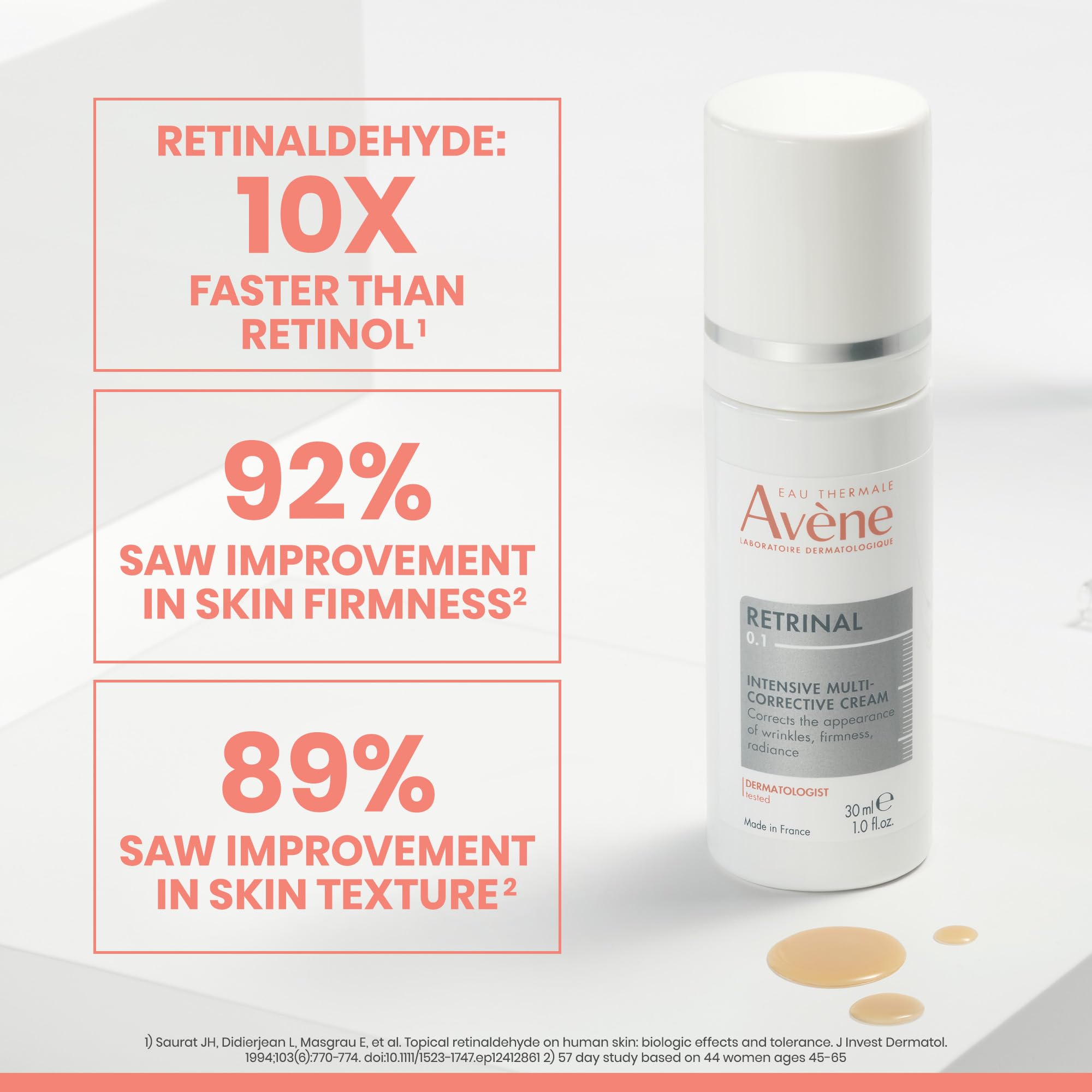 Avène Retrinal 0.1% Retinaldehyde Anti-Aging Cream 1 fl oz