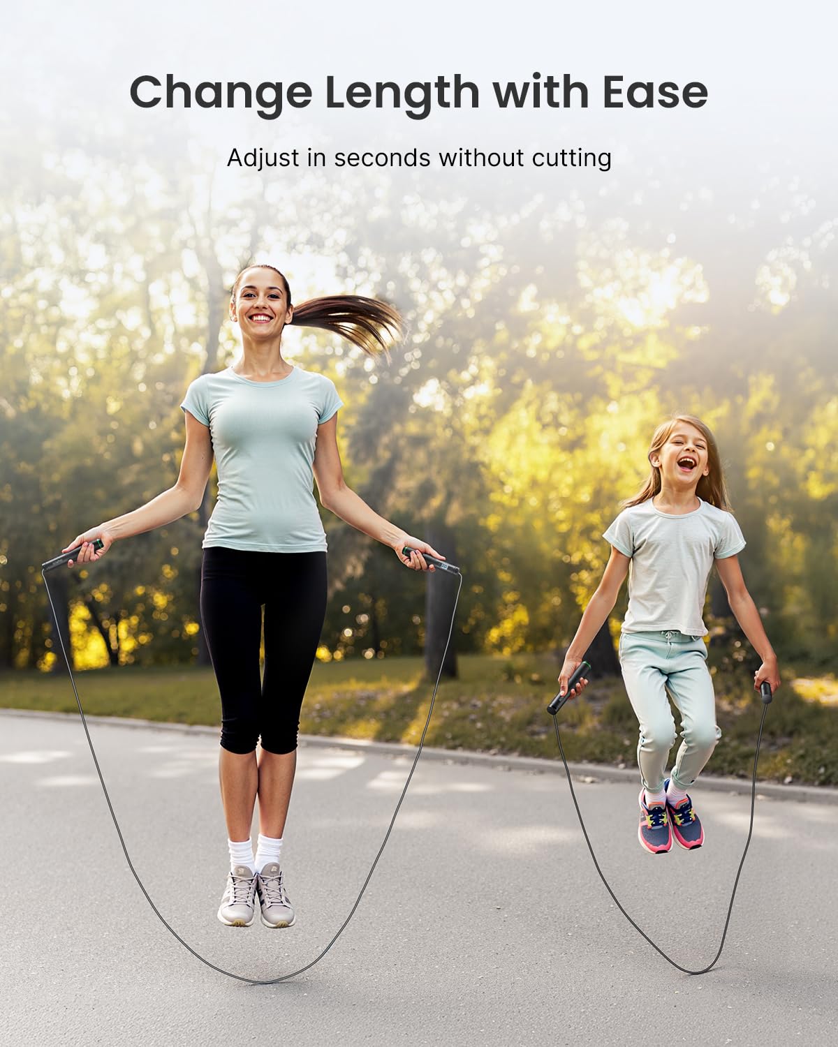 RENPHO Smart Cordless Jump Rope with Counter, App Data Tracking – full view