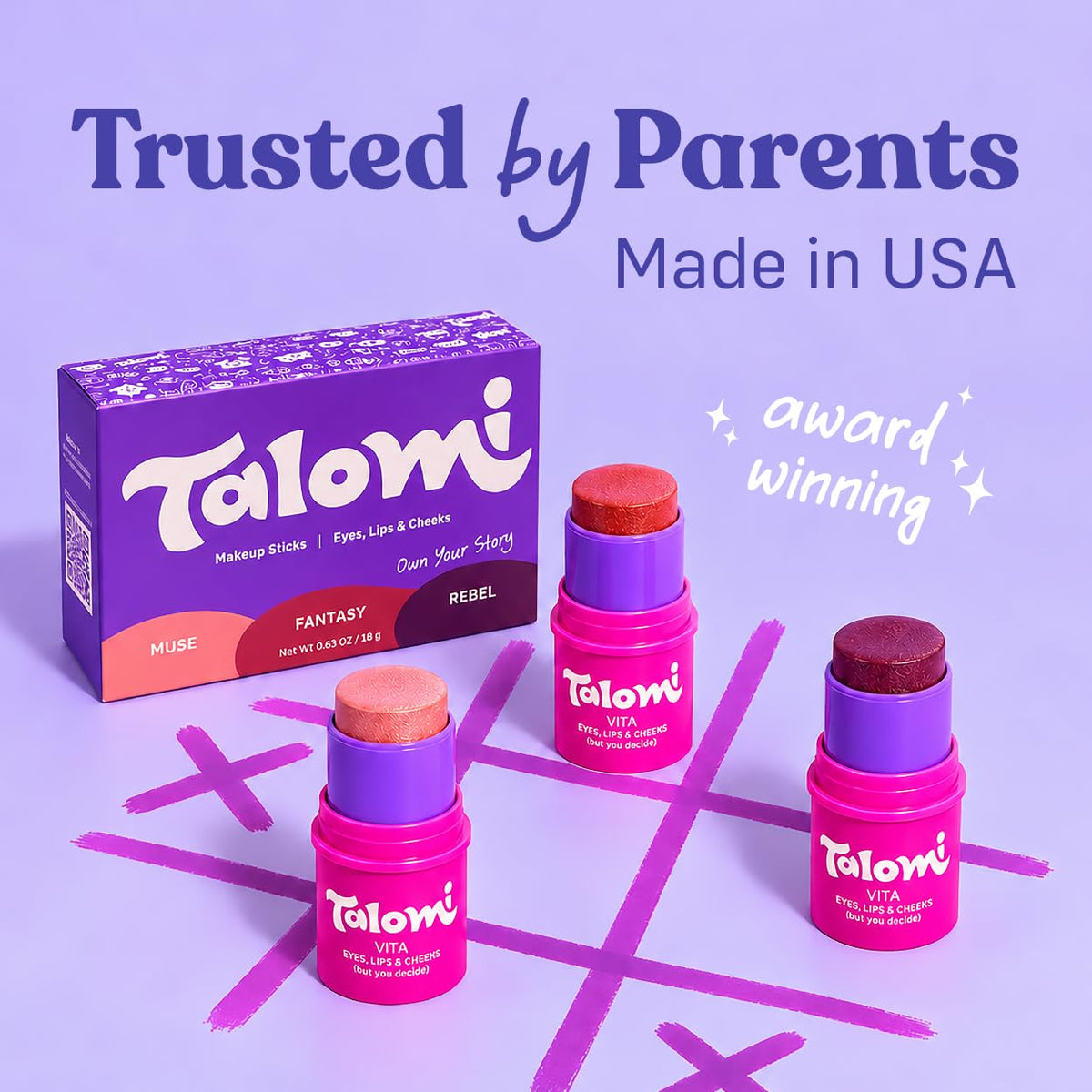 TALOMI – Dress-Up Accessories on display