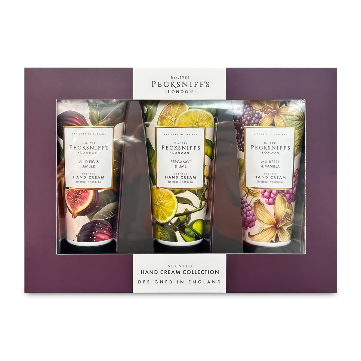 Pecksniff s Luxury Hand Cream Gift Set Wildwood Collection 3 - Pecksniff's Official Imagery - 2