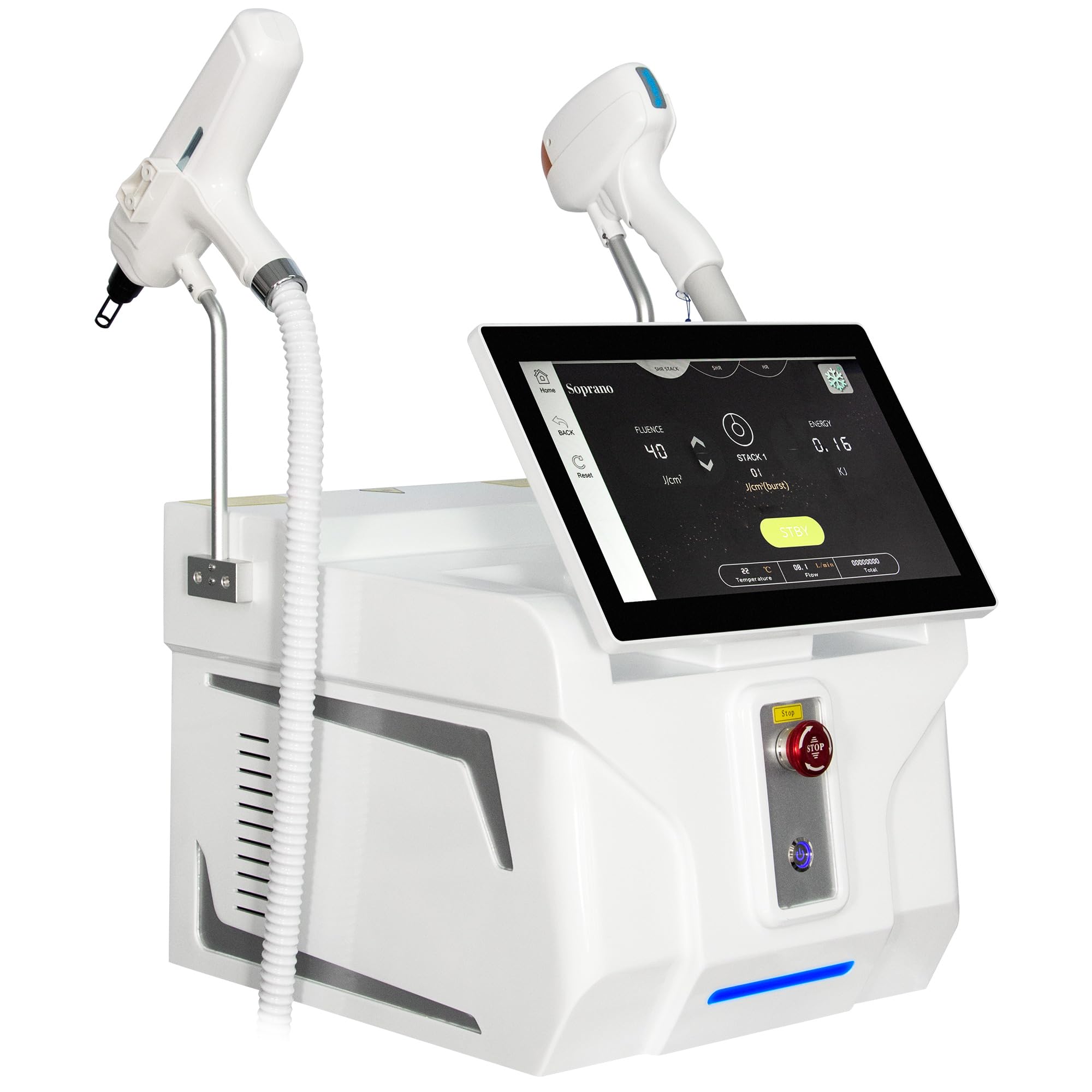 10 Bars 2 in 1 Multi 808nm Hair removal Machine with FAC Technology