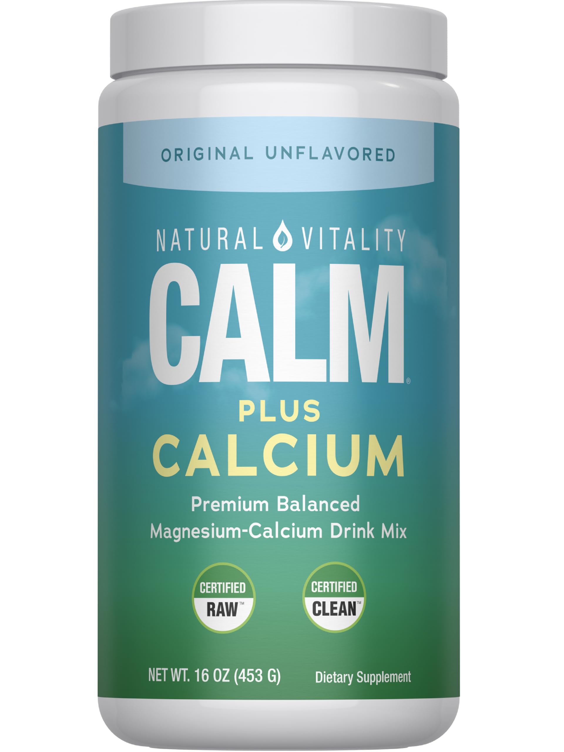 Natural Vitality Calm Magnesium & Calcium Powder
