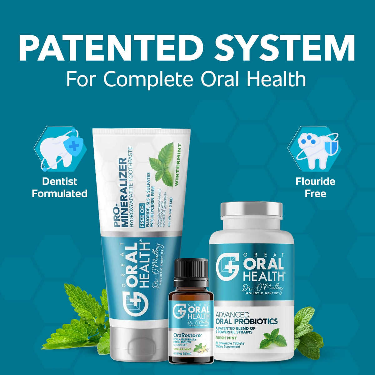 Dentist Formulated Oral Health System with Fluoride Free - Great Oral Health Official Imagery - 3