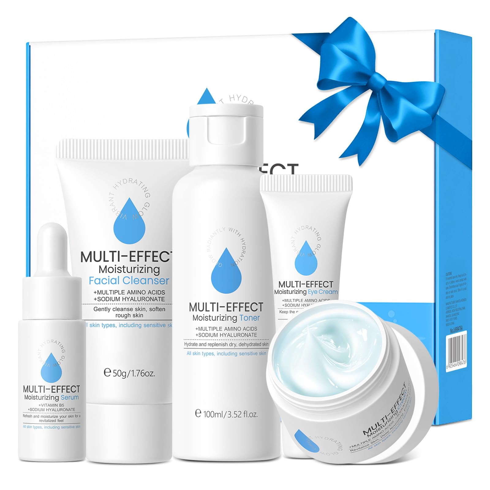 Skin Care Gift Sets for Women, 5-In-1 Hydration Skin Care Set - Product Imagery
