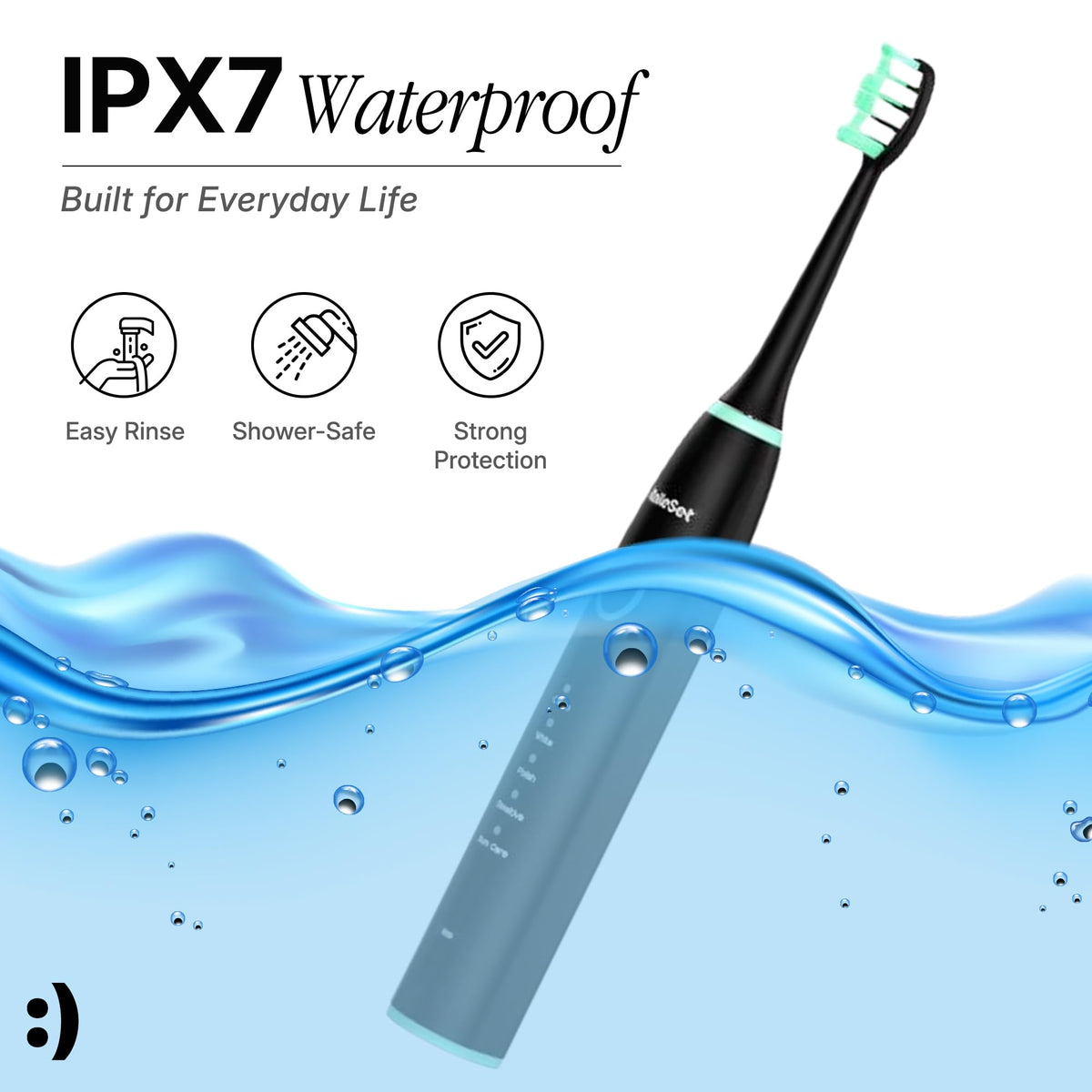 SmileSet Sonic Toothbrush Rechargeable Electric Toothbrush - SmileSet Official Imagery - 6