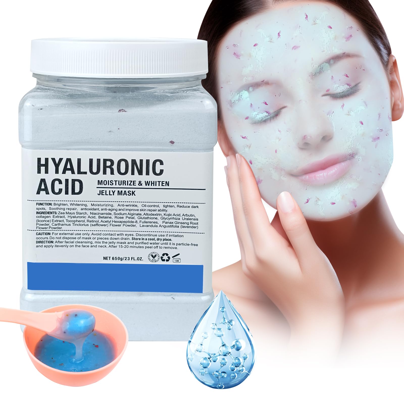 Jelly Mask for Facials Professional, Hydrating & Moisturizing - Product Imagery