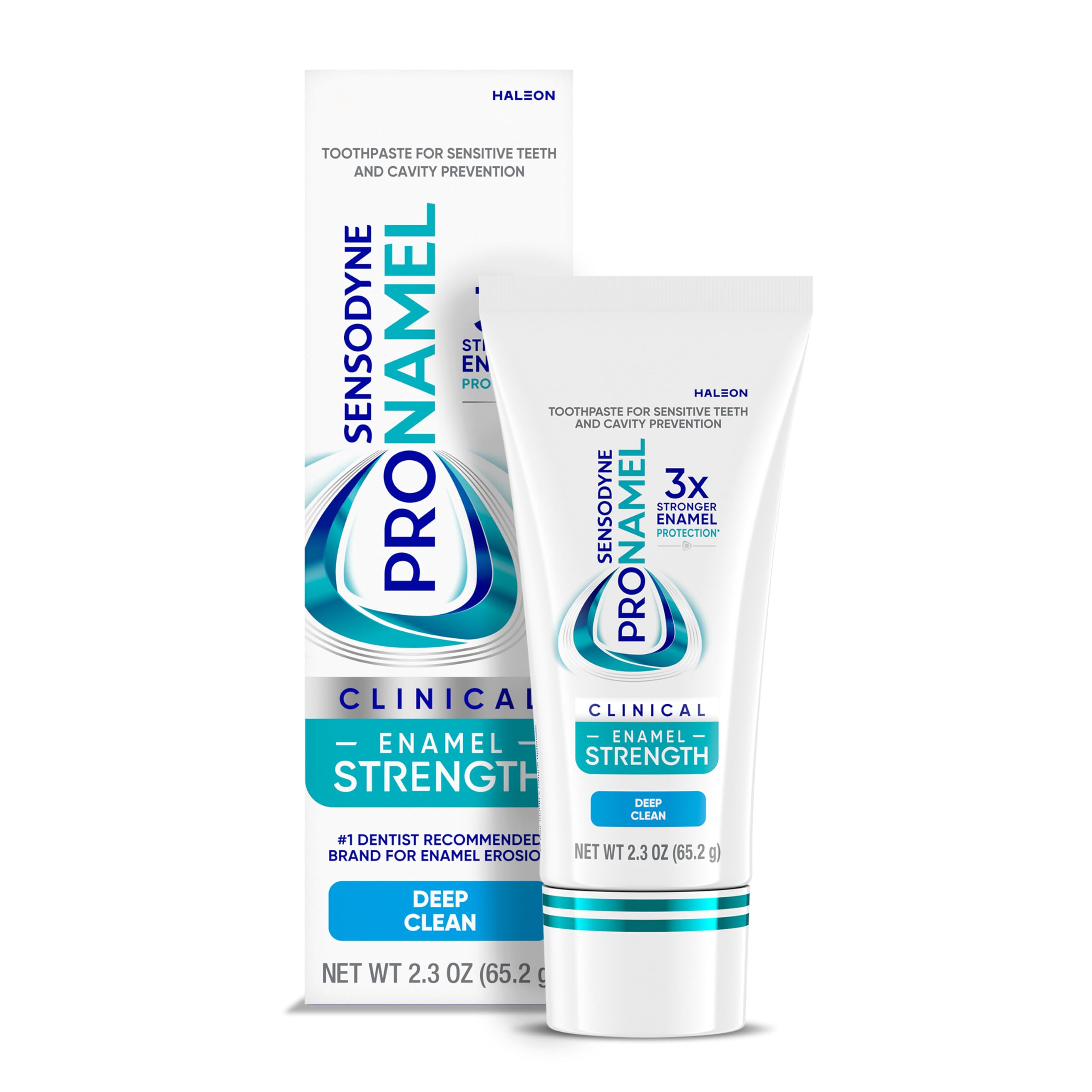 Sensodyne Pronamel Clinical Enamel Strength Toothpaste, Deep - Product Imagery