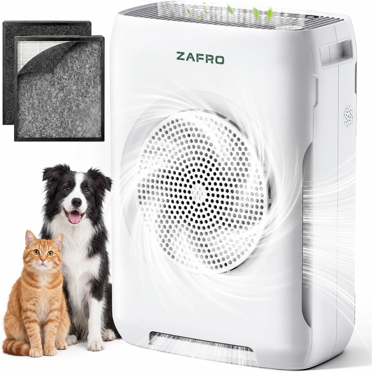 ZAFRO Air Purifiers for Home Large Room up to 3000 Ft Double - ZAFRO Official Imagery - 1