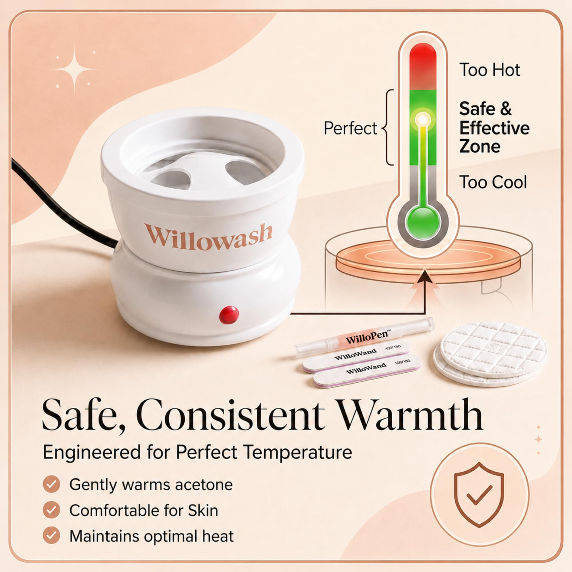 Willowash Electric Nail Remover Kit by Saint Willo