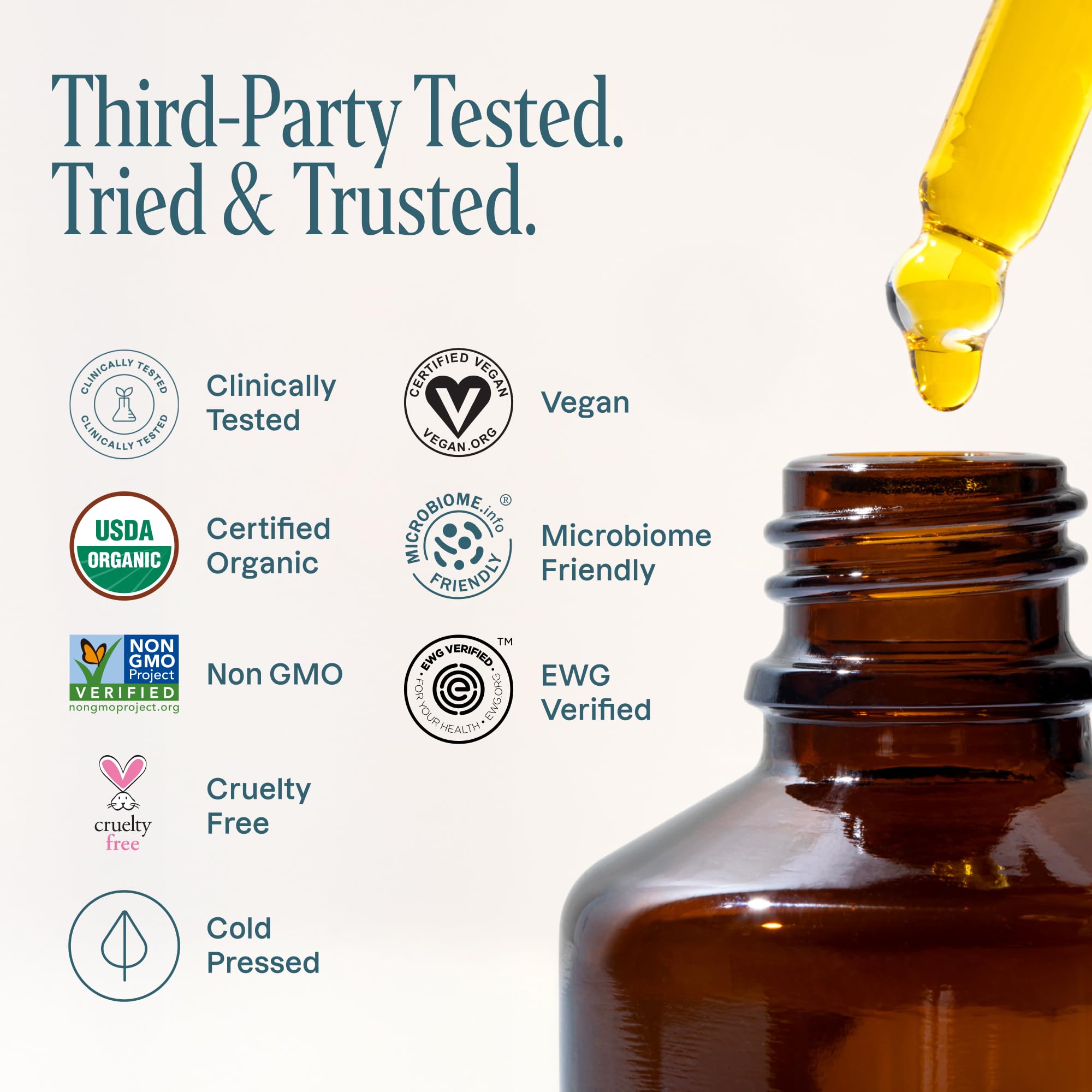 Cliganic Organic Jojoba Oil 100% pure 4oz bottle, natural skin moisturizer with dropper, suitable for face skincare.