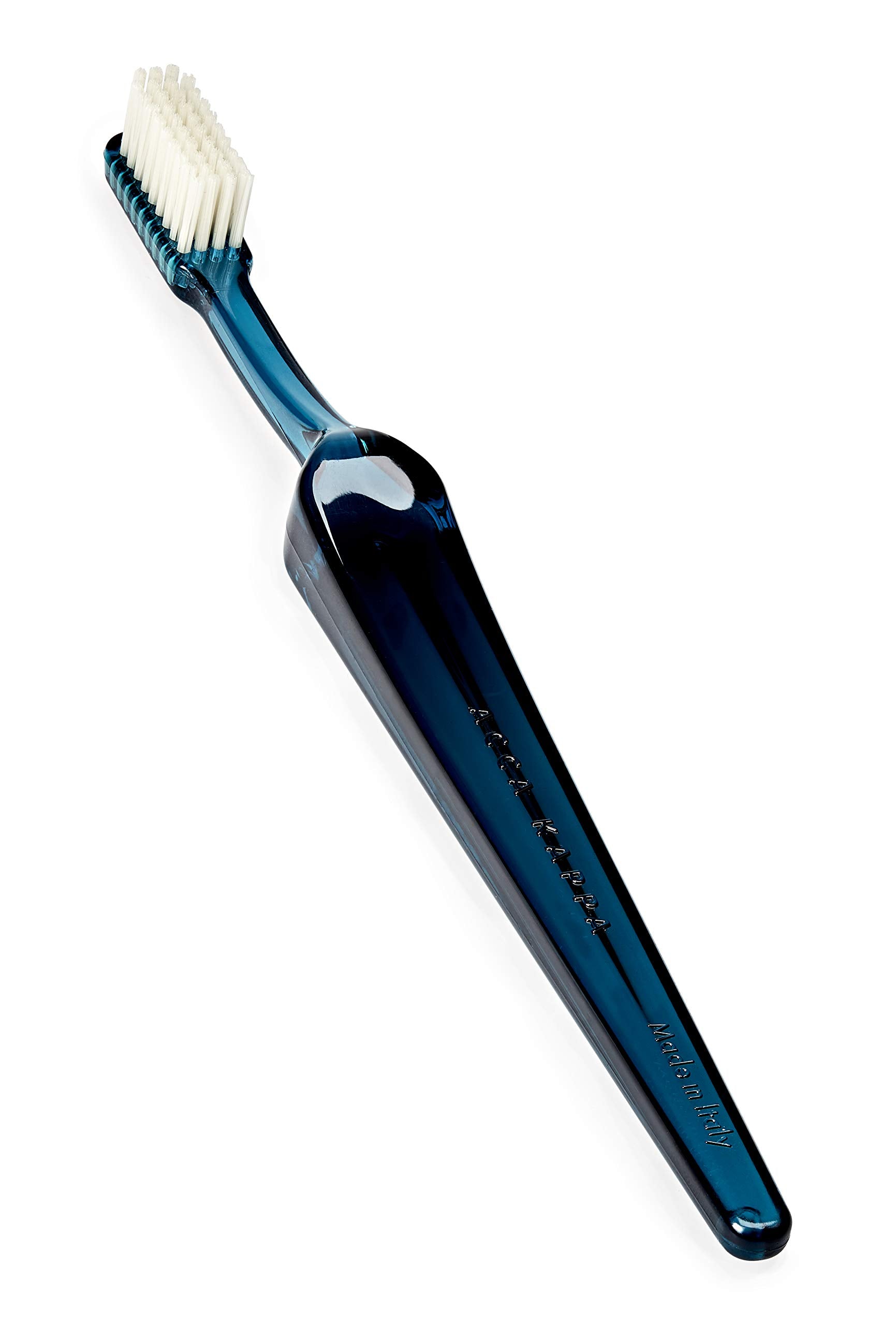 Acca Kappa Lympio Ocean Blue Toothbrush – Medium Nylon Bristles, - Product Imagery