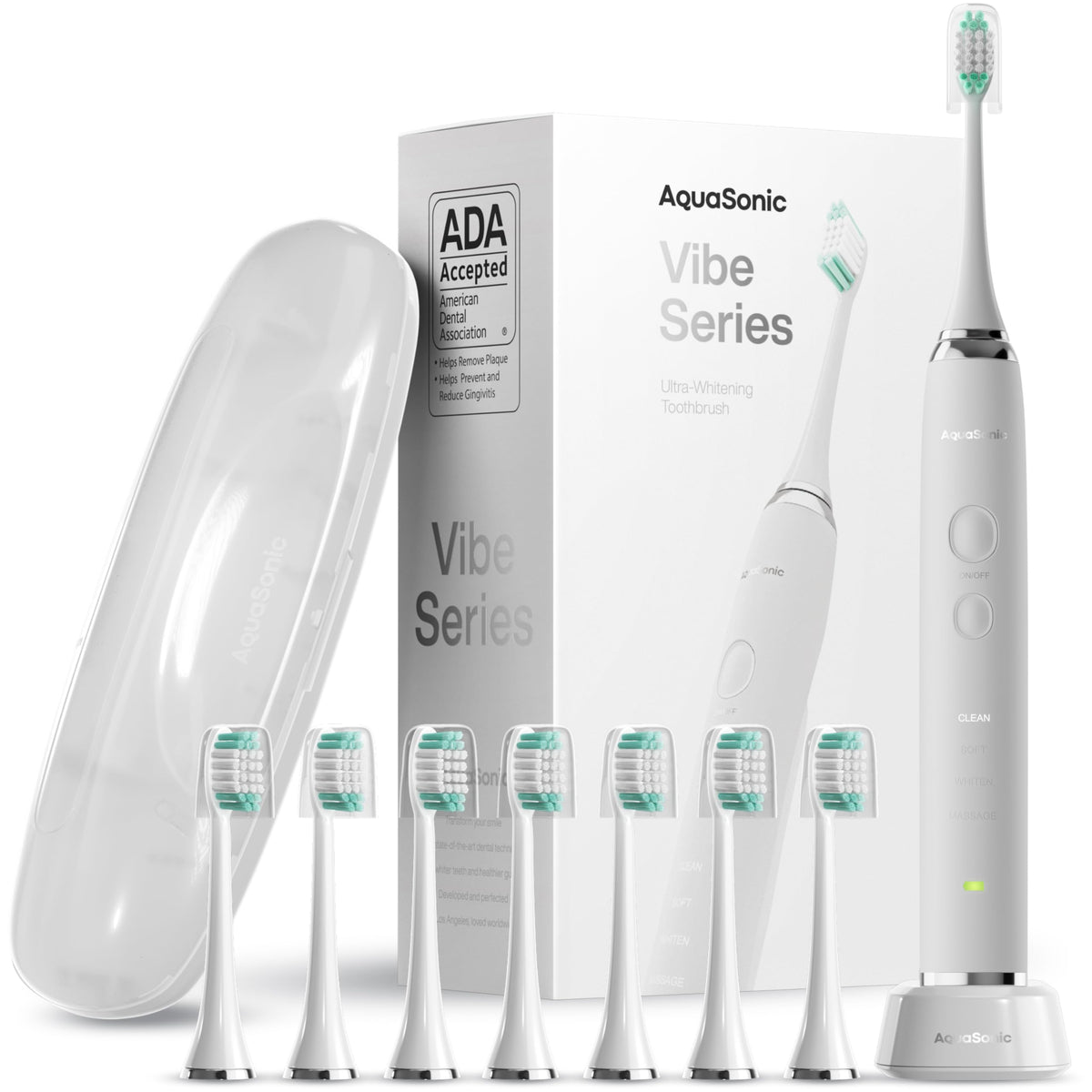 Aquasonic Vibe Series Ultra Whitening Toothbrush ADA - Aquasonic Official Imagery - 2
