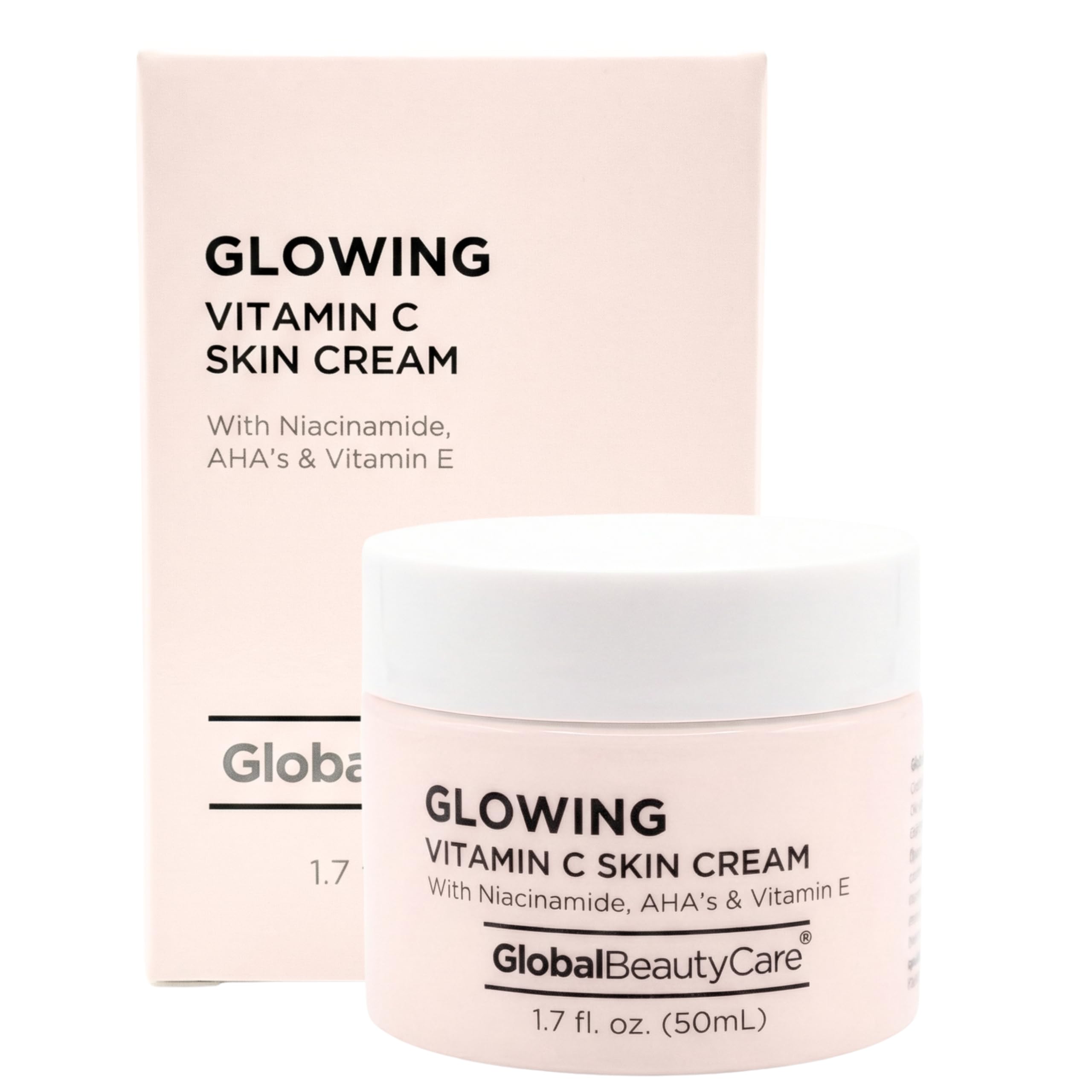 Global Beauty Care Glowing Vitamin C Skin Cream - Radiant Face - Product Imagery
