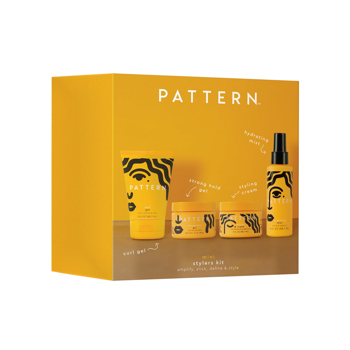 PATTERN Beauty Mini Stylers Kit - Trial and Travel for Curls and Coils – product photo (Gels)