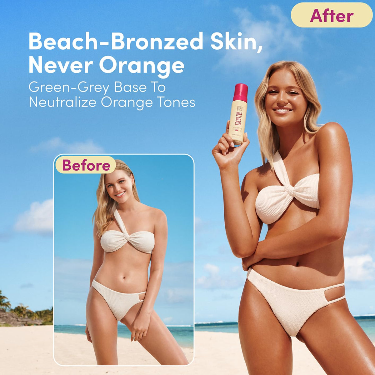 Coco & Eve Self Tanner Mousse Kit - Bronzing Foam, Tanning Mitt - Dark – Alcohol Free, 6.7 Fl Oz (Pack of 1)