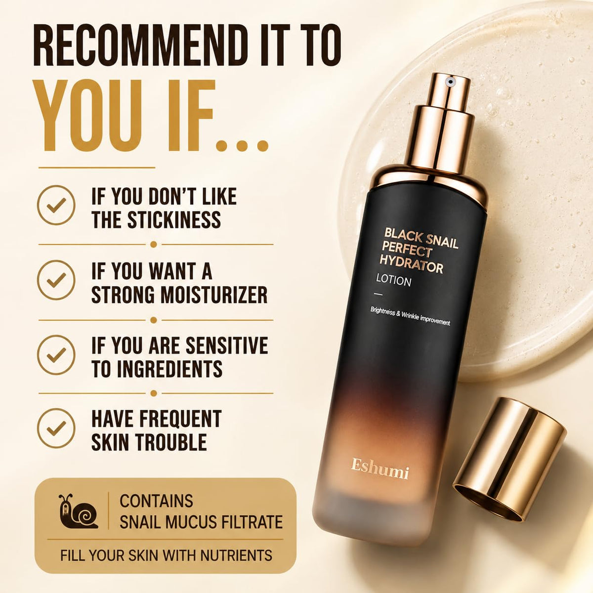 ESHUMI – Face Moisturizers on display