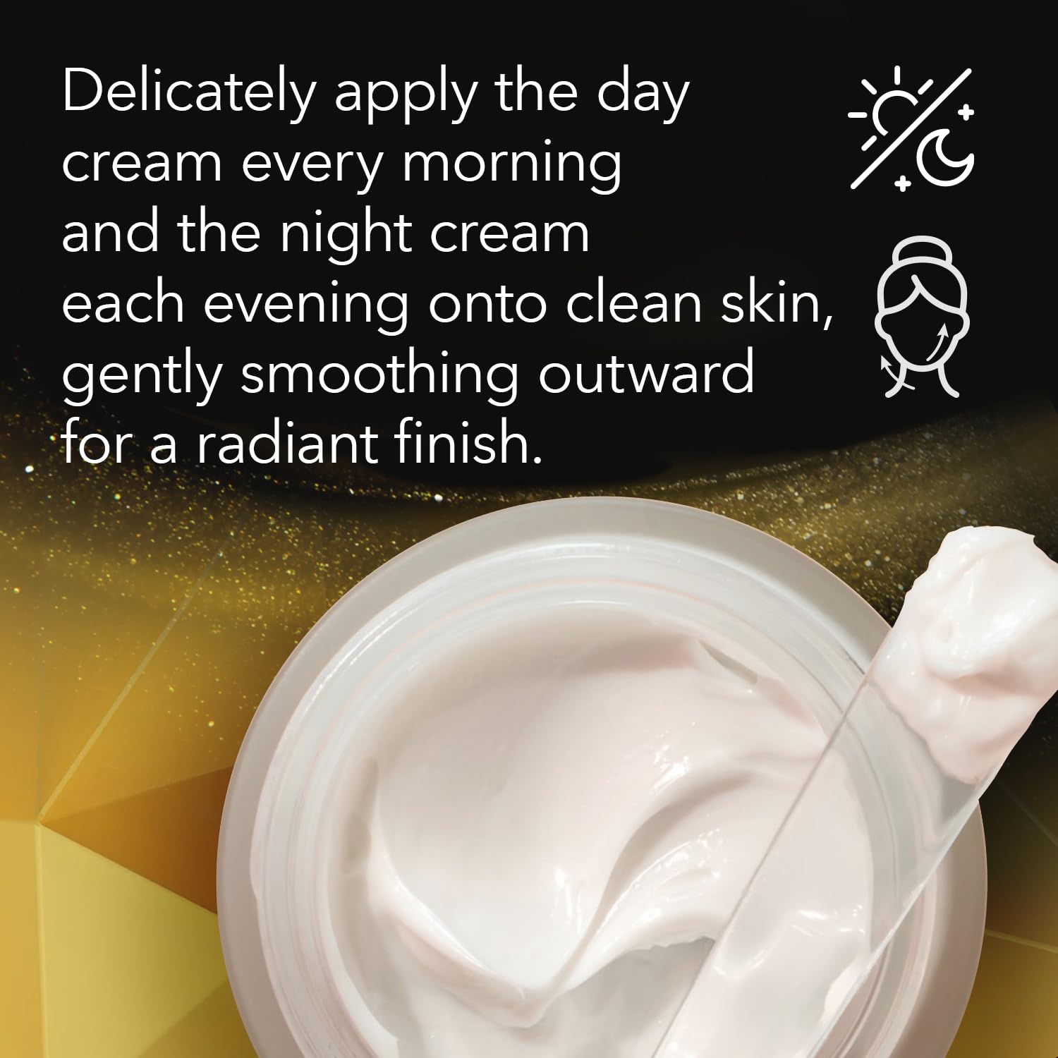 Cicatricure Gold Lift Day & Night Cream gift pack with two 1.7 oz skin moisturizer jars for anti-aging care