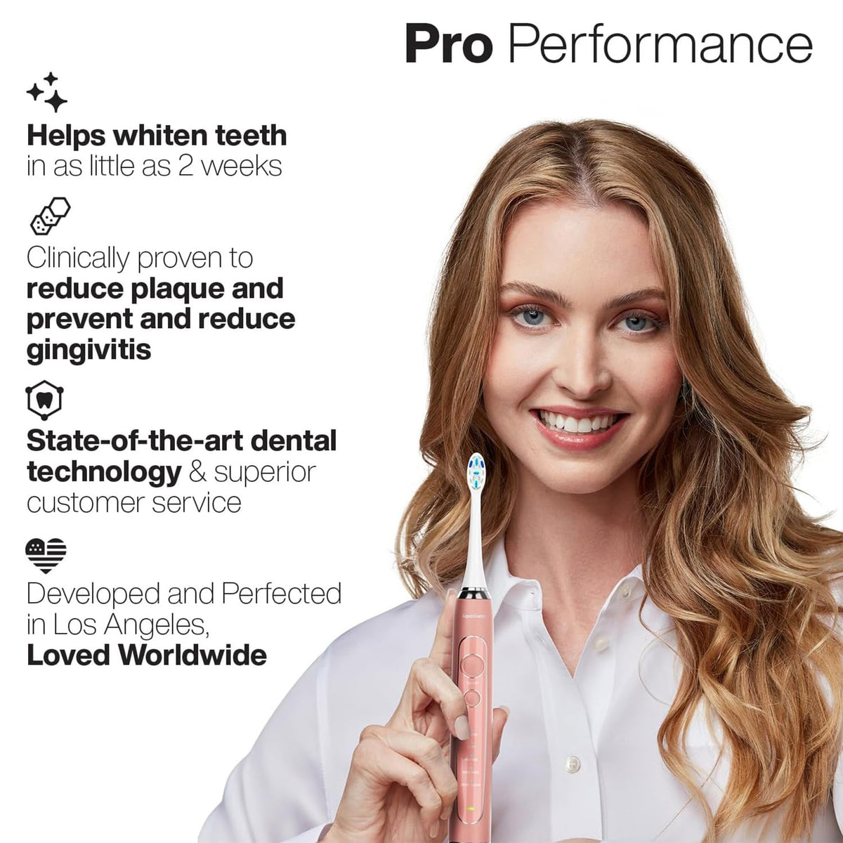 Aquasonic Vibe Series PRO Ultra Whitening Electric - Aquasonic Official Imagery - 8