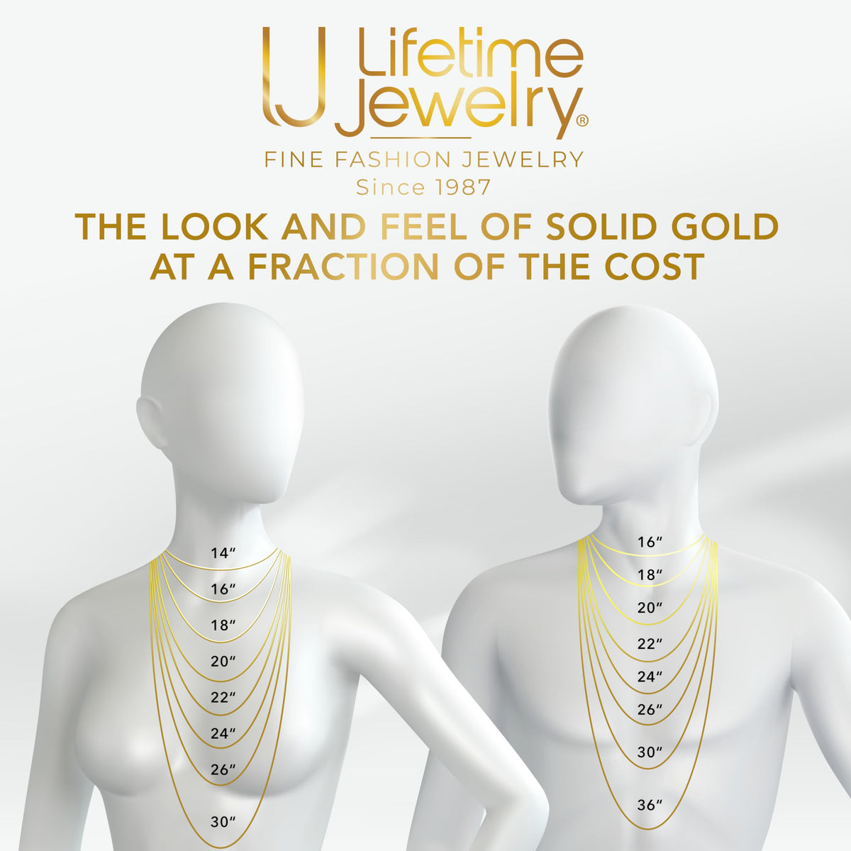 LIFETIME JEWELRY 7mm Gold Herringbone Necklace for Women - Flexible Kink-Resistant Chain with 10X More Real 24K Gold Pla