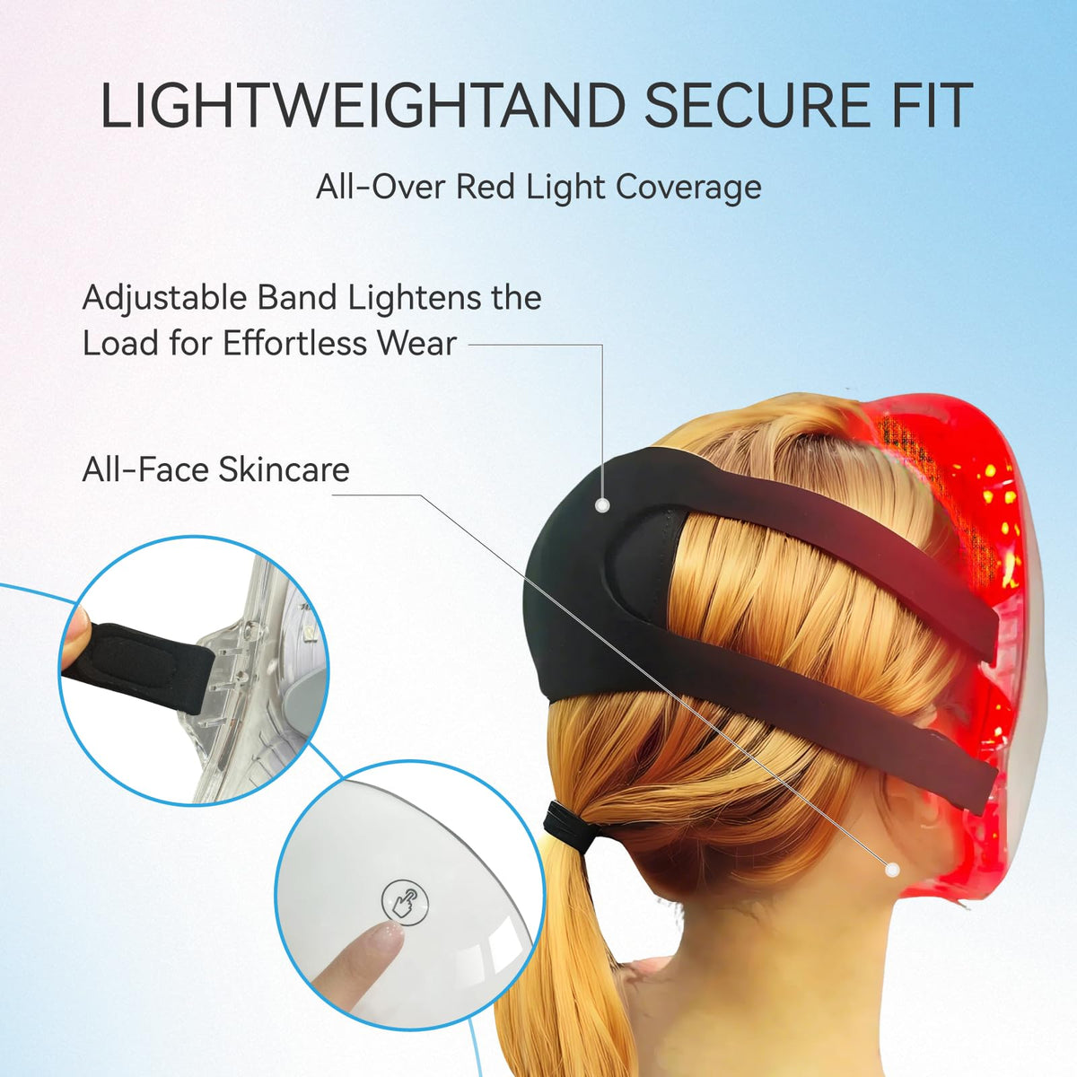 LED Face Mask Light Therapy 7 in 1 Colors Facial Skin Care - BeaRay Official Imagery - 6