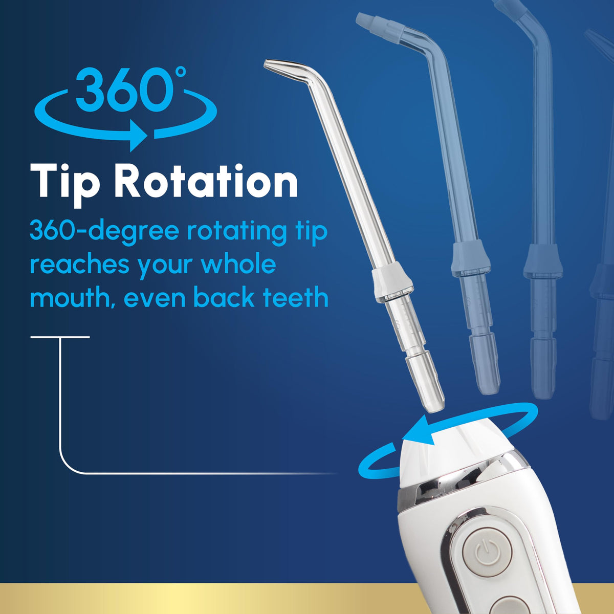 Waterpik Cordless Advanced Portable Water Flosser - Waterpik Official Imagery - 7